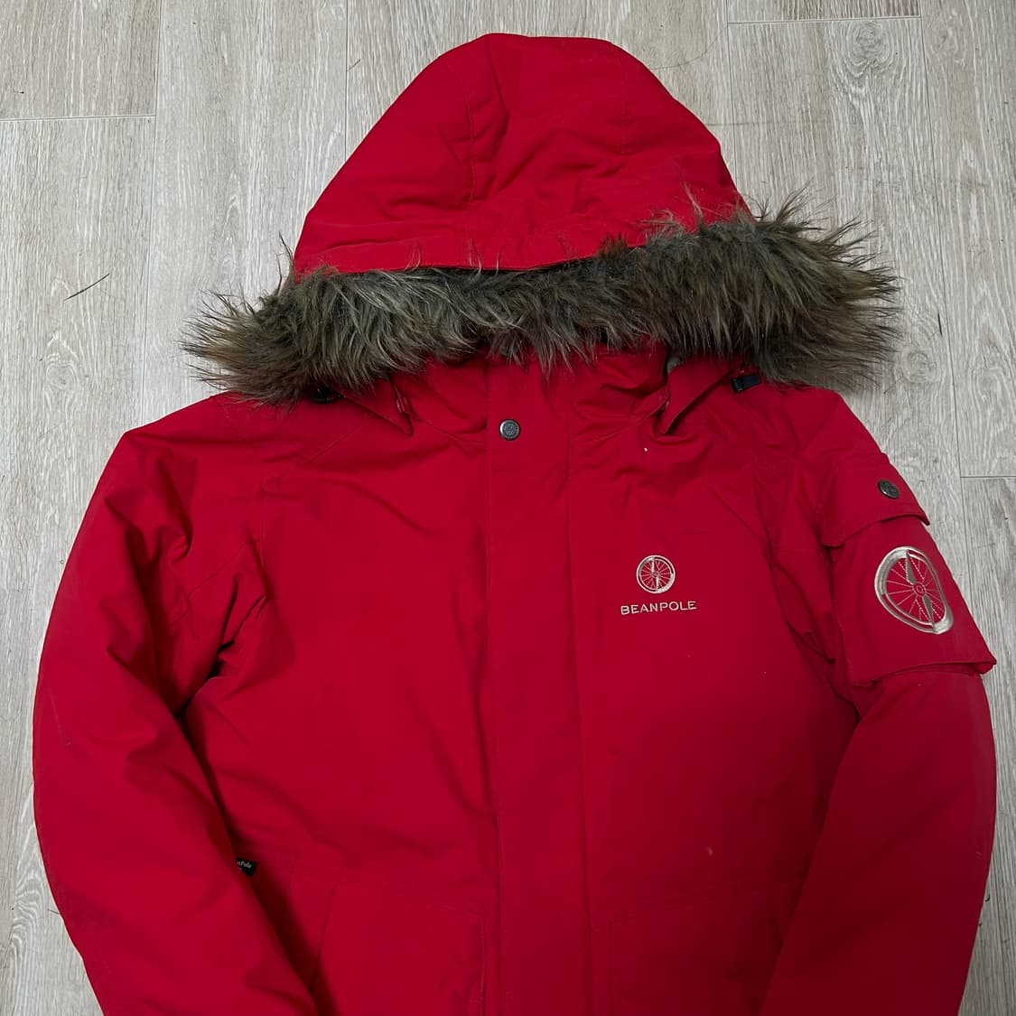 빈폴 아웃도어 덕다운 후드 패딩 S/90  상품이미지2