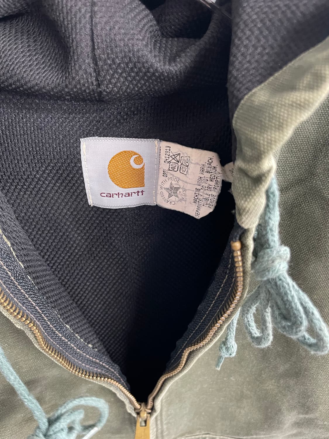 칼하트 J03 GRN 액티브 자켓 (M) 상품이미지3