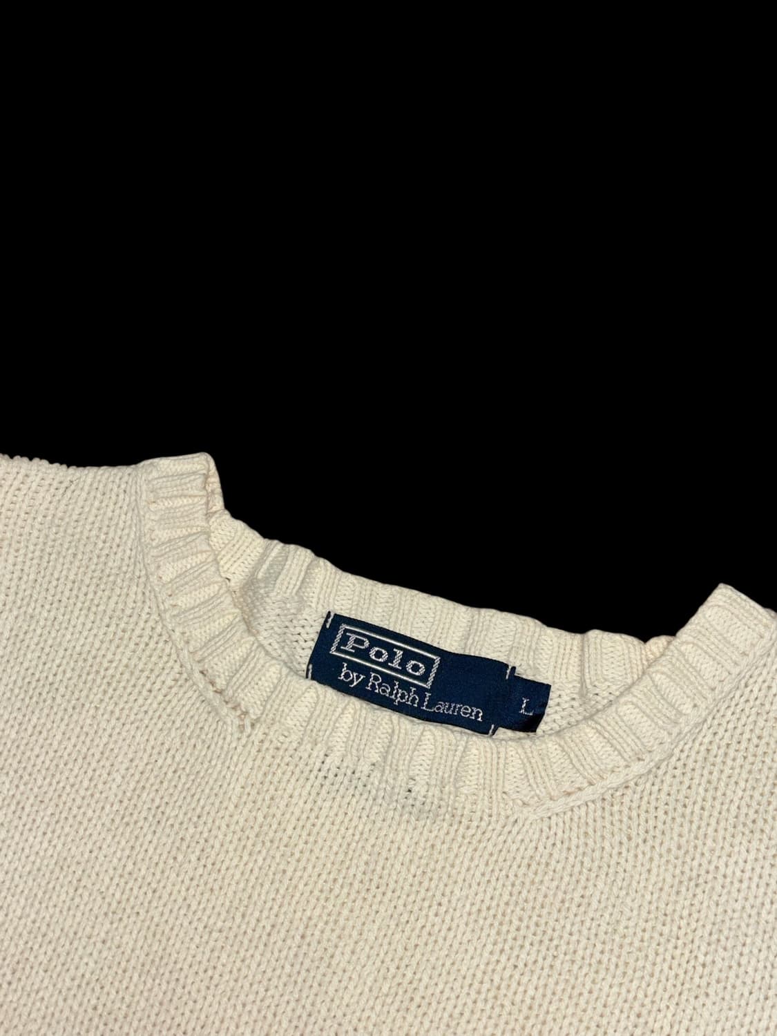 폴로 랄프로렌 아이보리 크림색상 니트 상품이미지7