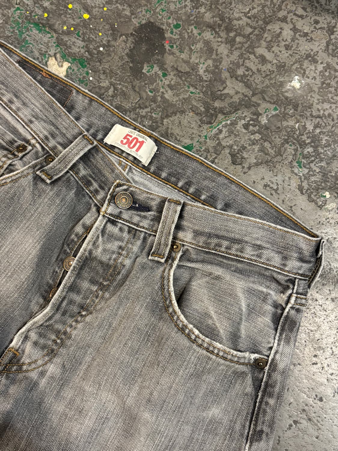 리바이스 501 흑청 상품이미지9