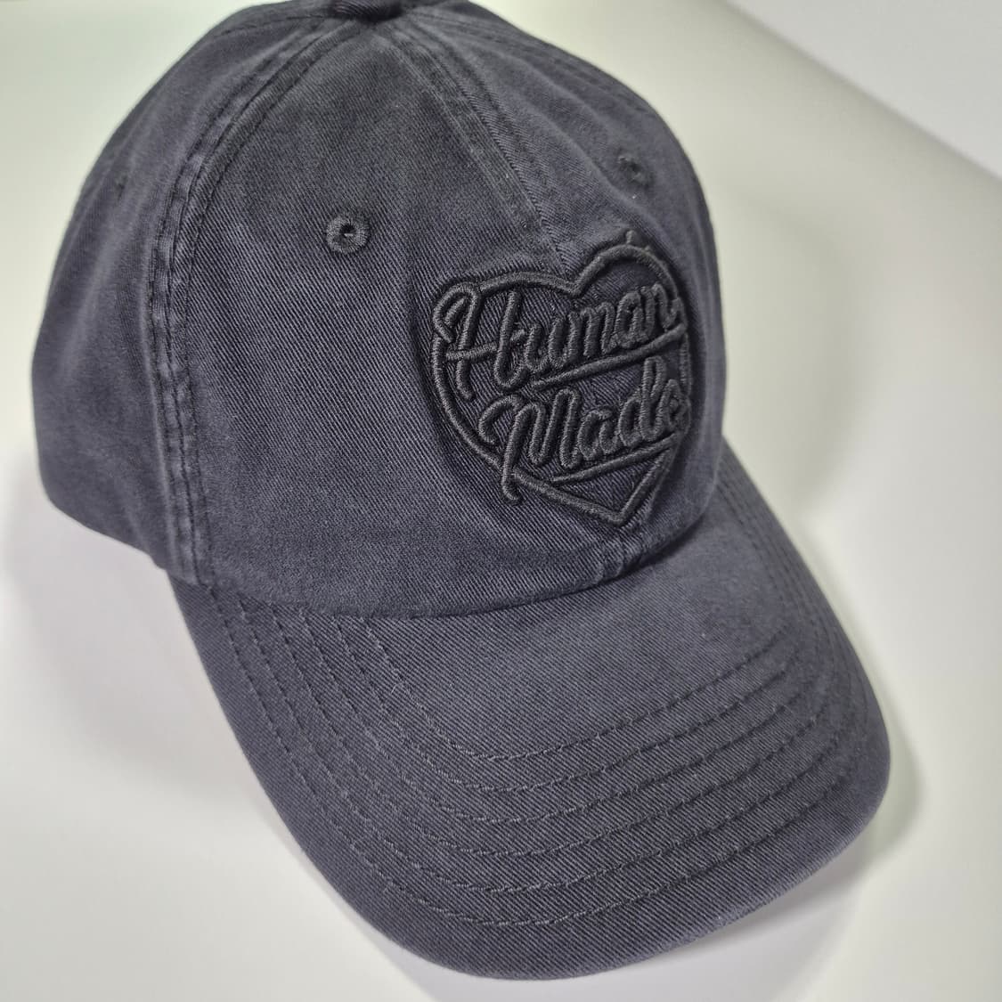 휴먼메이드 모자 6패널 트윌 캡 볼캡 블랙 26SS 상품이미지3
