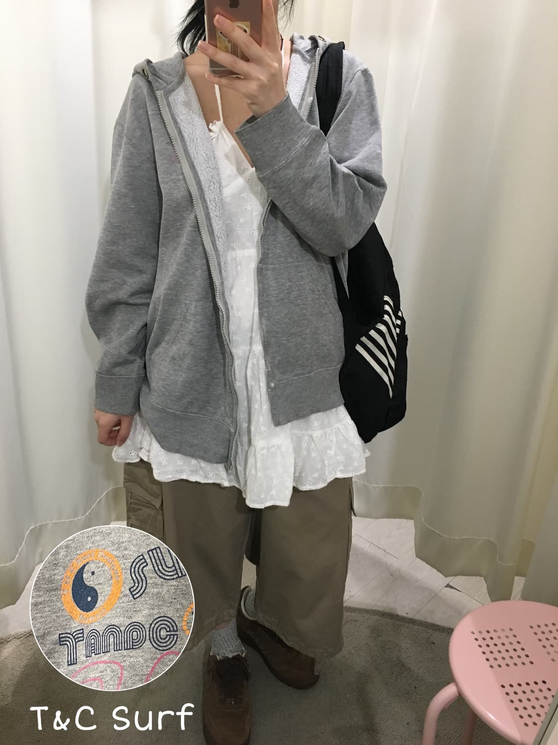 t&c surf hoodie zip-up 상품이미지1