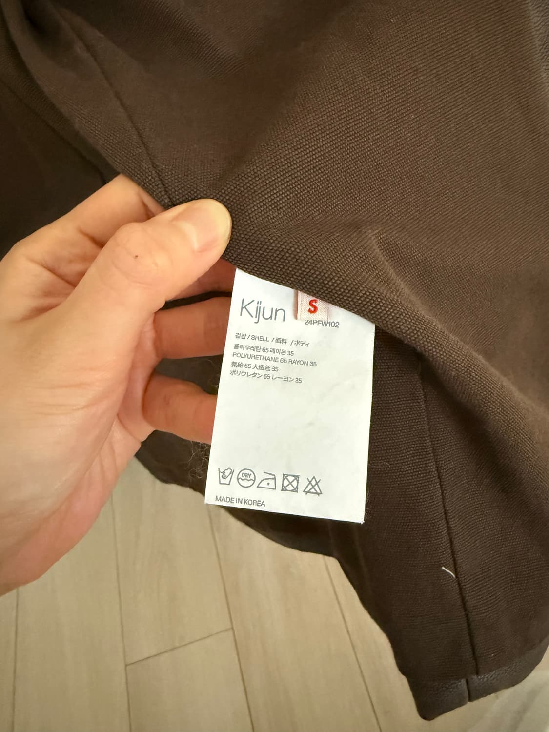 [새상품] 기준 Kijun Faux Leather 스티치 블레이 상품이미지6