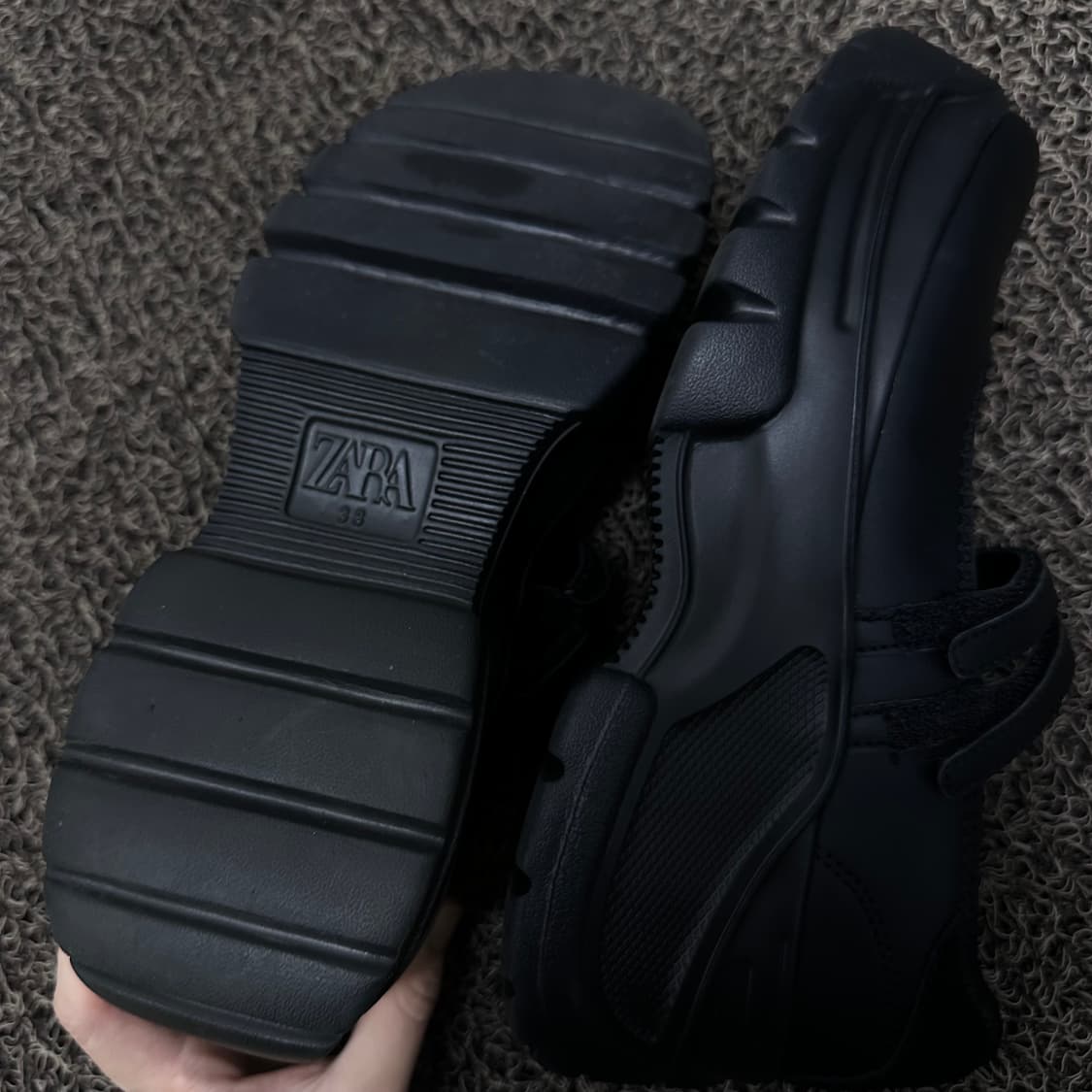 ZARA 자라 메리제인 여성 슈즈 신발 블랙 245 상품이미지6