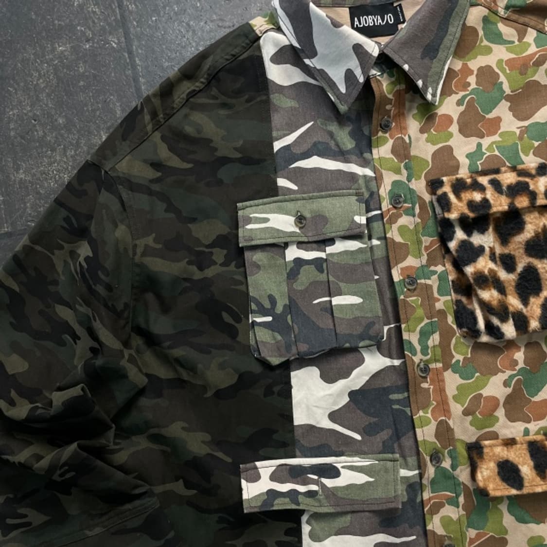 아조바이아조 트리 카모 카고 셔츠  상품이미지3