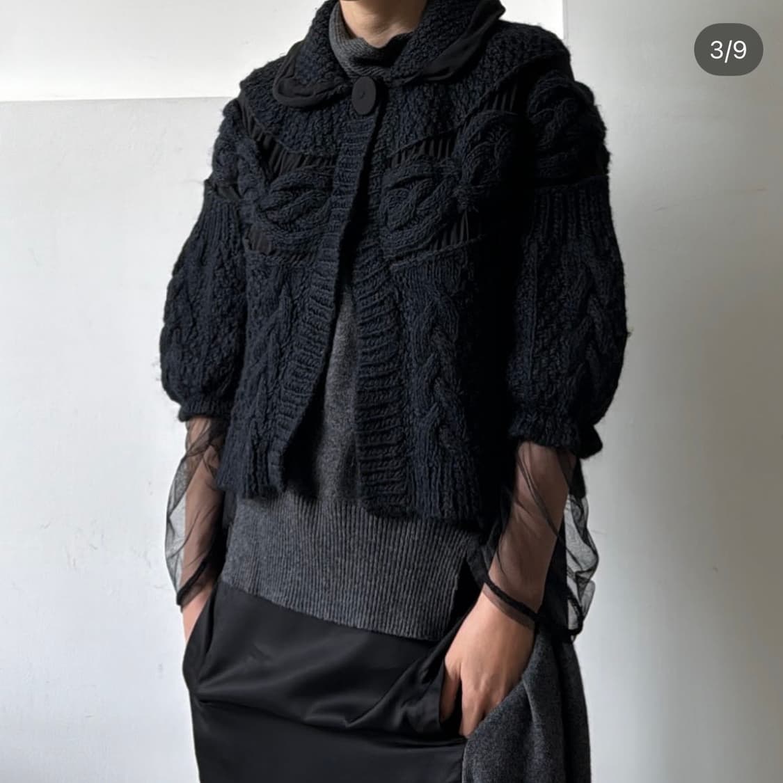 Beams knit jacket 빔즈 니트 가디건 상품이미지2