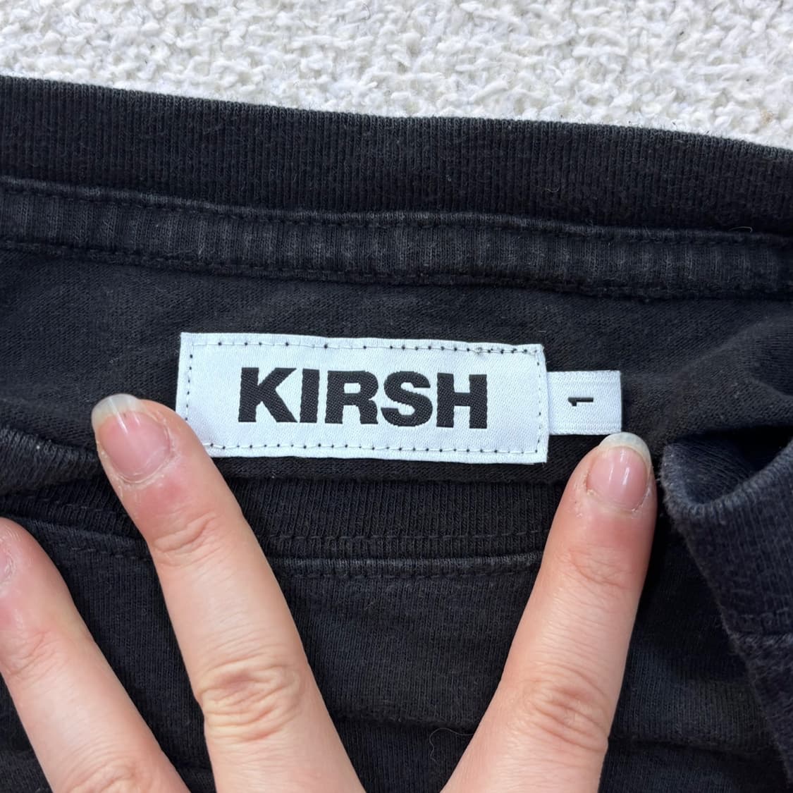 1 키르시 스몰체리 롱 슬리브 긴팔 티셔츠0325E 상품이미지3