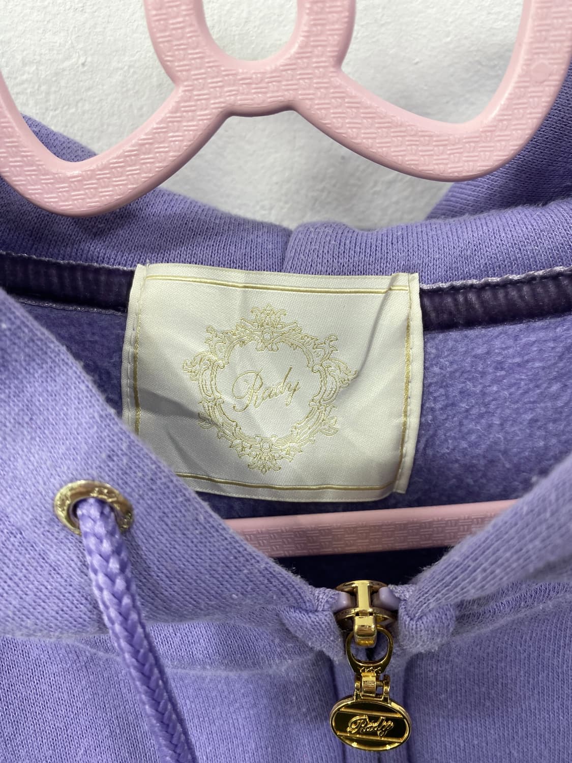 [RADY] 라디 갸루 연보라 투웨이 후드집업 상품이미지8