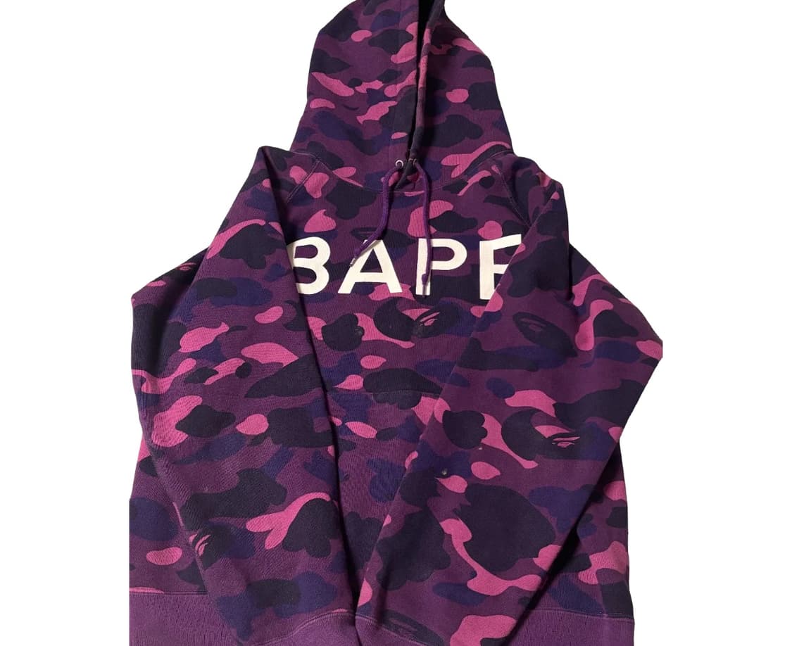 베이프 BAPE 퍼플 카모 후드티  상품이미지1
