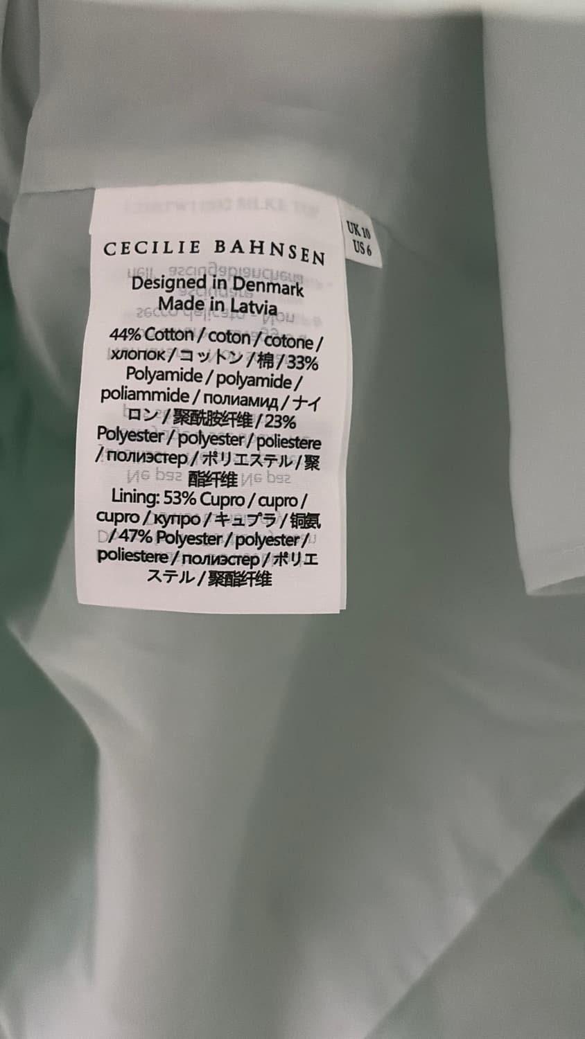 세실리아반센 블라우스 44,55 정품 상품이미지3
