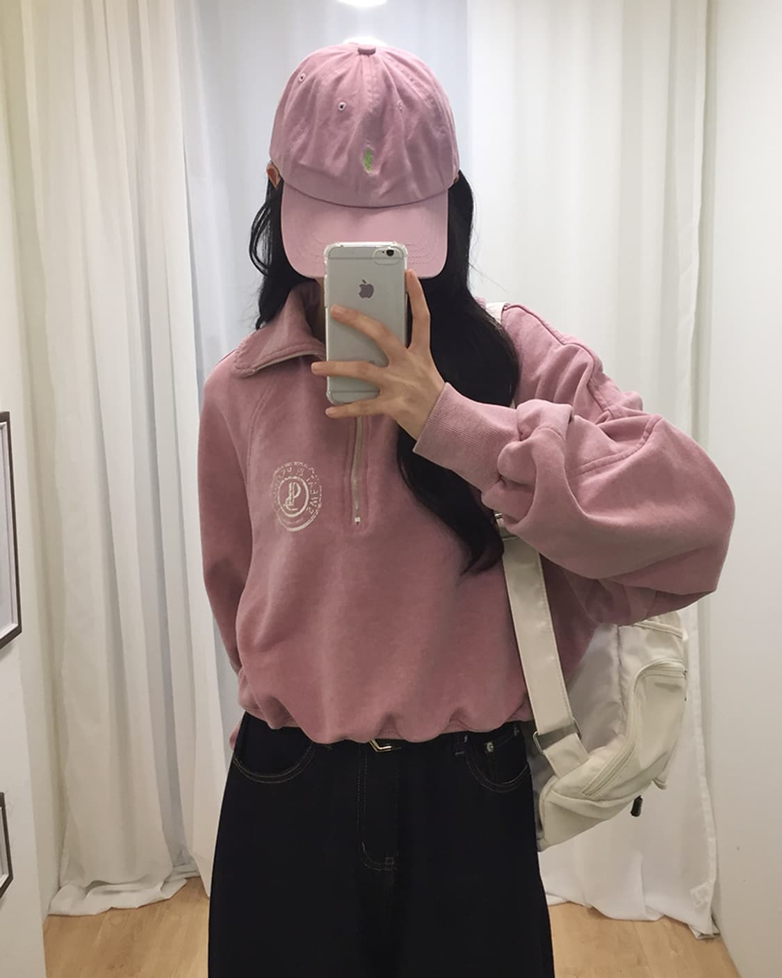 Women Lafudgestore Crop Sweatshirt 100 상품이미지3