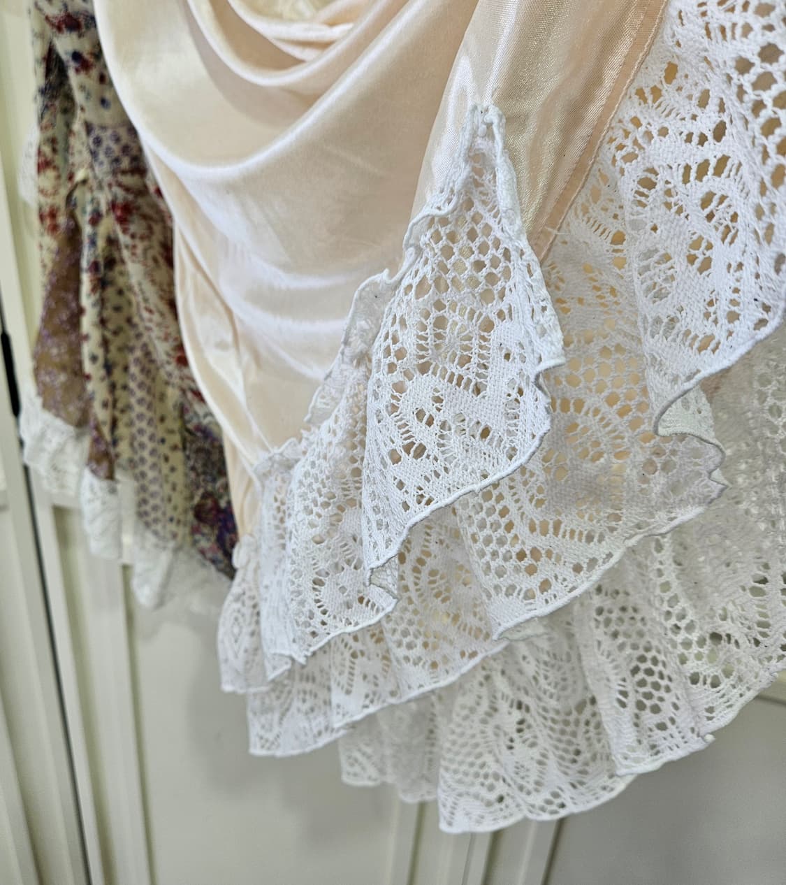 플라워 패치워크 레이스원피스 상품이미지6