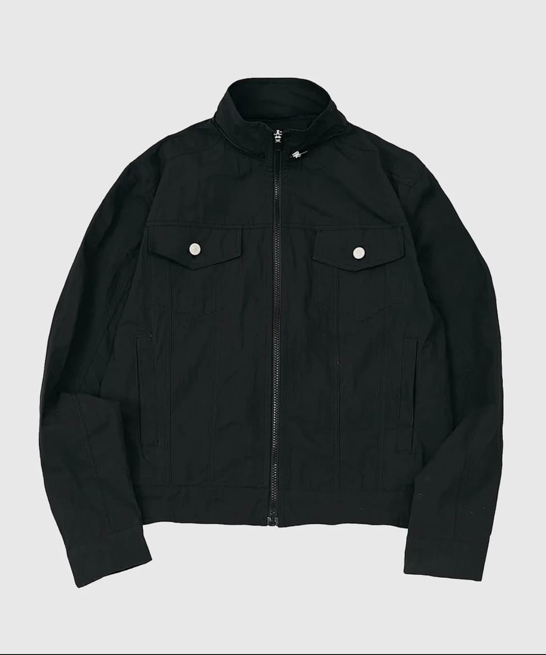 바스틱 리무버블 후드 트러커 자켓 블랙 상품이미지2