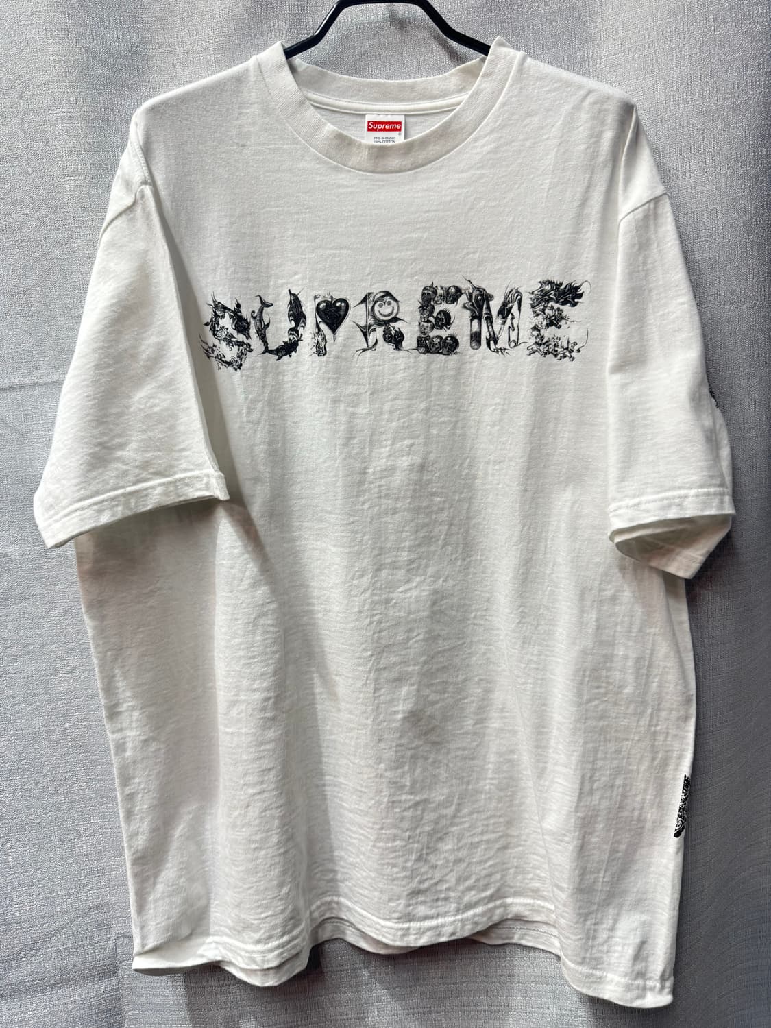 슈프림x다니엘 존스톤 20SS 빈티지한 반팔티 L(L) 상품이미지2