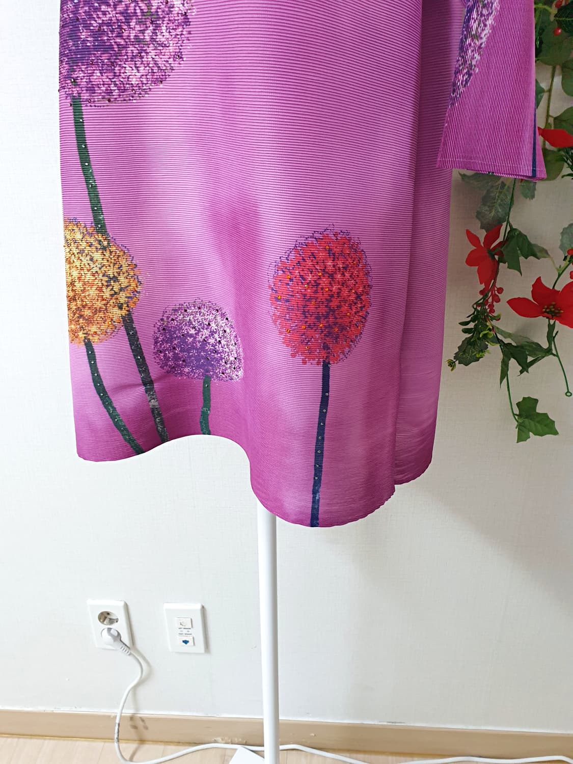 Rizzi 21SS 플리츠 주름 블라우스 77 라벤더  상품이미지5