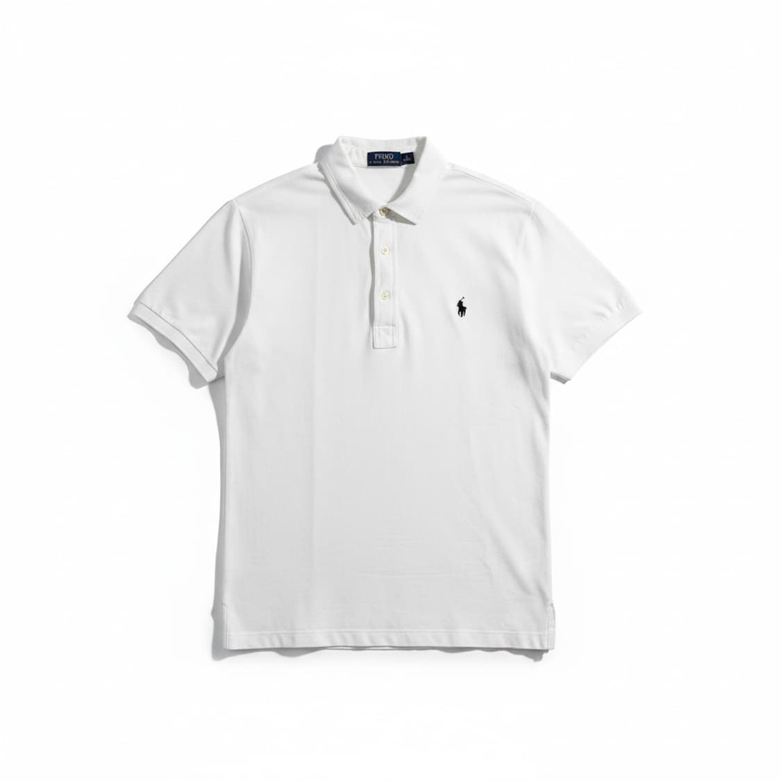 폴로 랄프로렌 화이트 반팔 카라티 M 상품이미지1