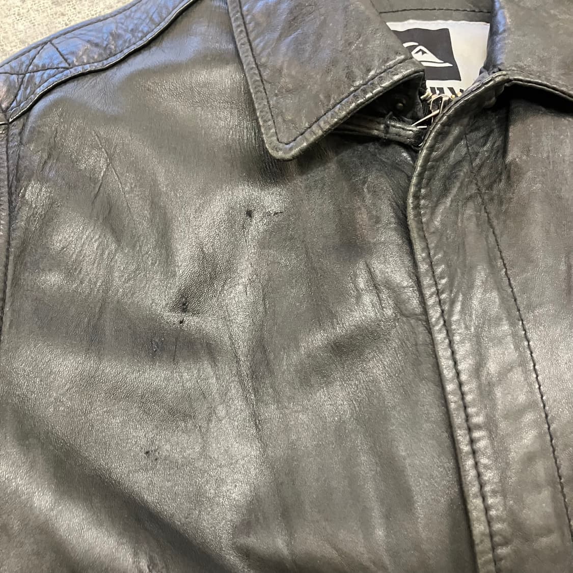 N189 퀵실버 가죽자켓 상품이미지10