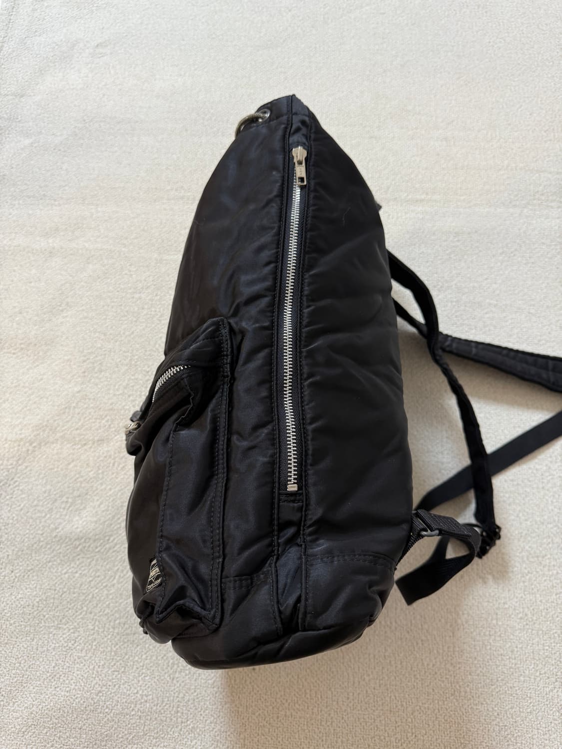 (미품) PORTER 포터 탱커 백팩 럭색 지퍼 블랙 상품이미지4