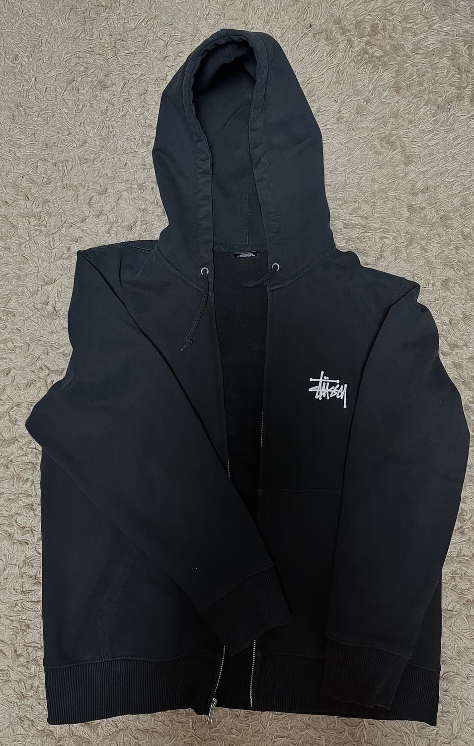 스투시 월드와이드 후드집업 S 상품이미지1