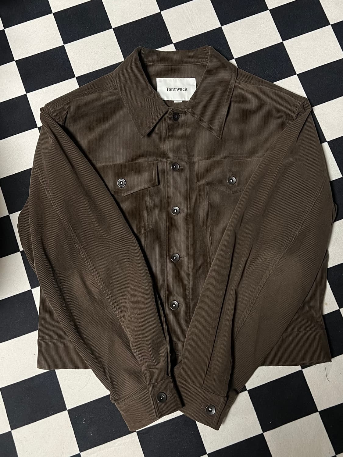 [L] 토니웩 코듀로이 자켓 브라운 상품이미지2