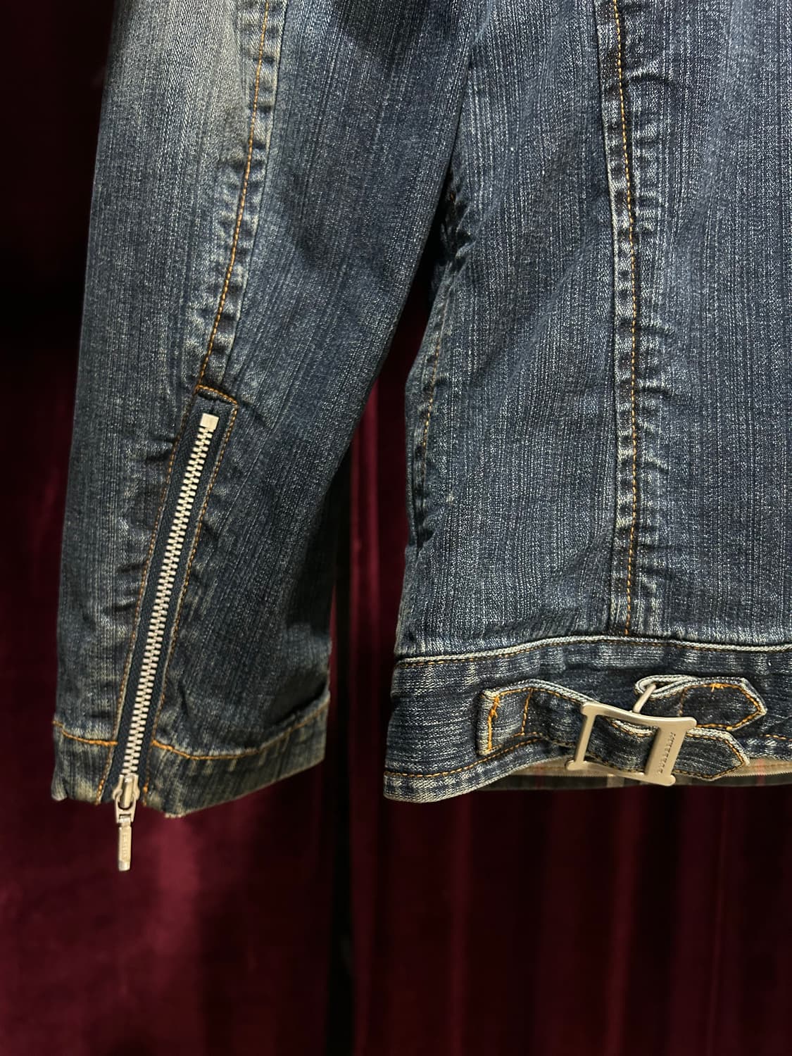 BURBERRY BLACK LABEL DENIM RIDER JACKET 상품이미지9