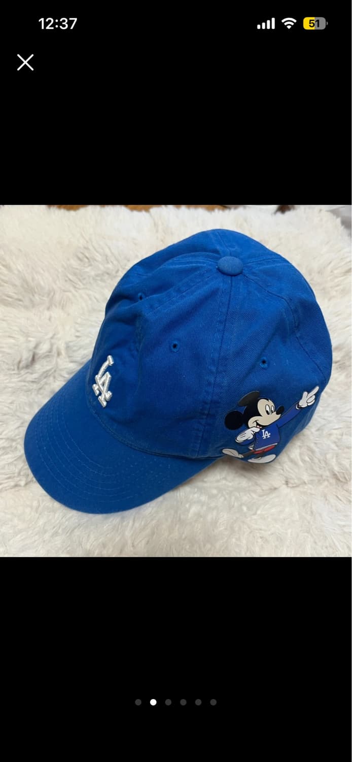 [한정판] MLB x 디즈니 콜라보 미키마우스 LA다저스 볼캡 상품이미지2