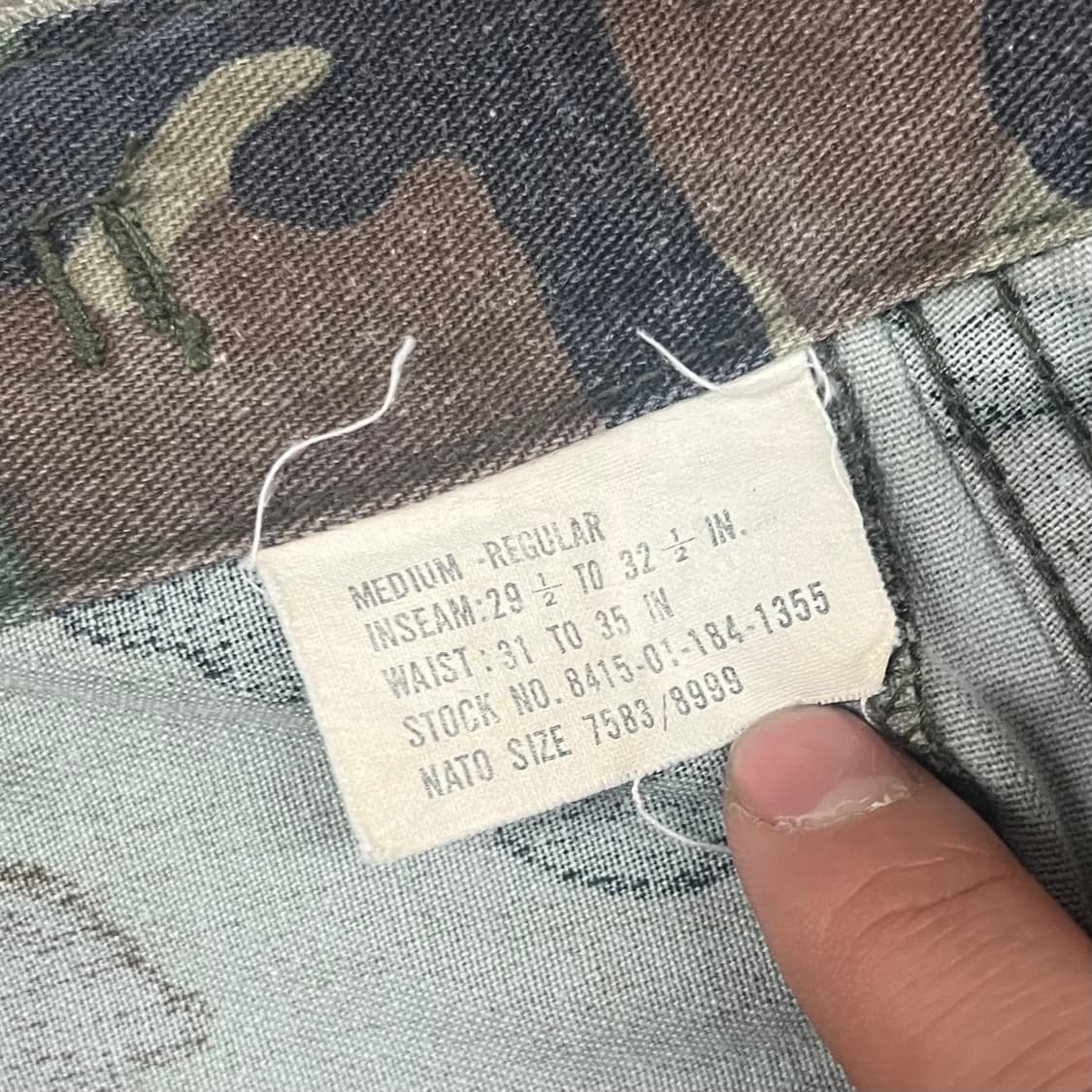 미군 우드랜드 BDU 팬츠 (M/R) 상품이미지6