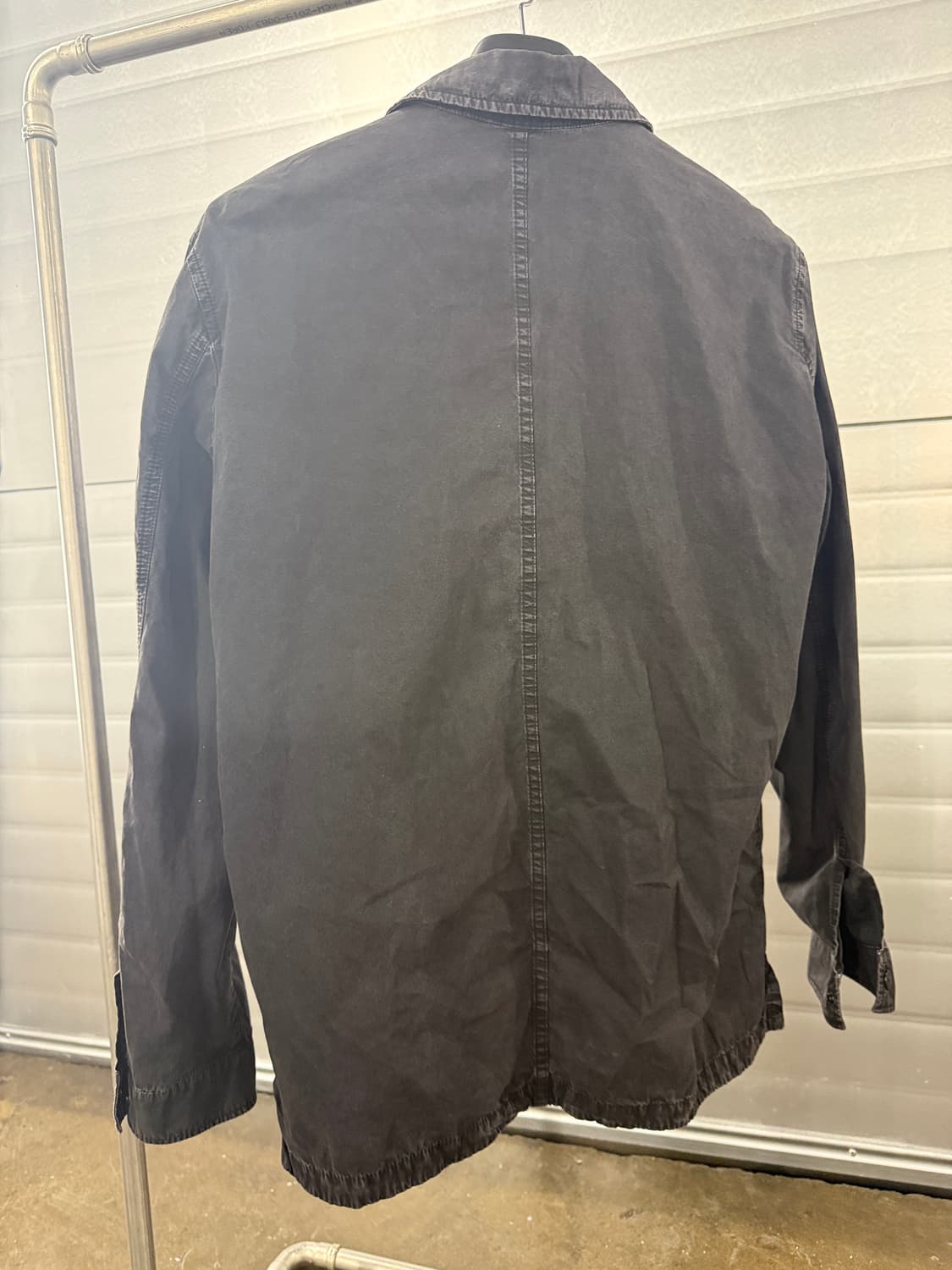 스톤아일랜드 정품 가먼트다잉 블랙 오버셔츠 자켓 L 상품이미지4