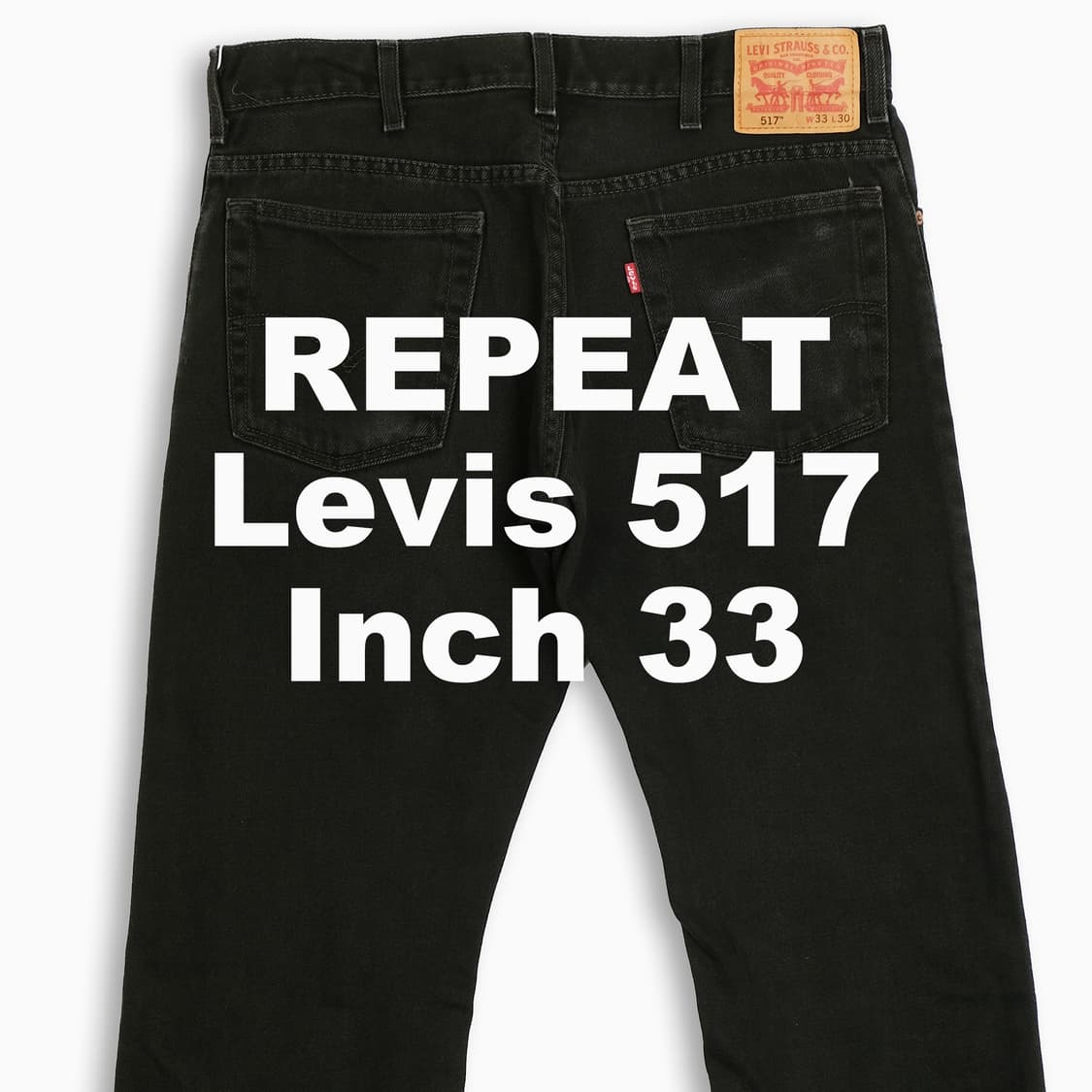 빈티지 리바이스 517 흑청 블랙진 33 인치 LV5173388 상품이미지1