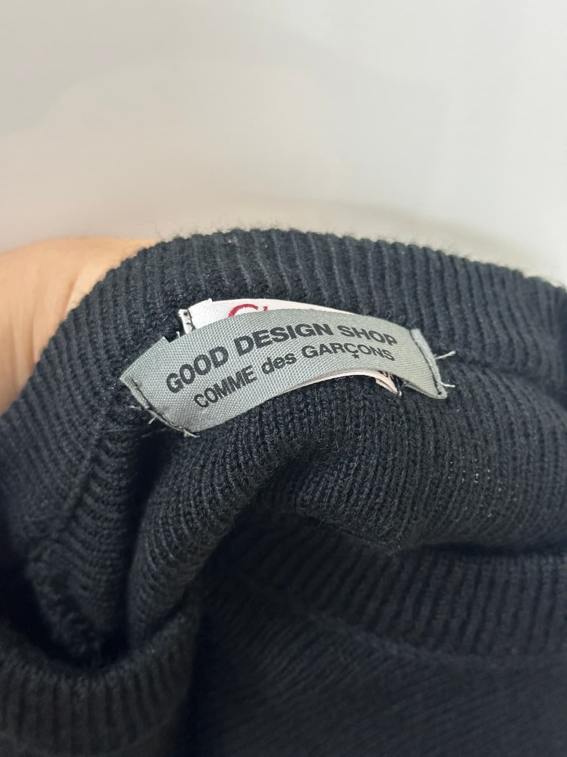 꼼데가르송 루스넥 풀오버 니트 블랙  상품이미지2
