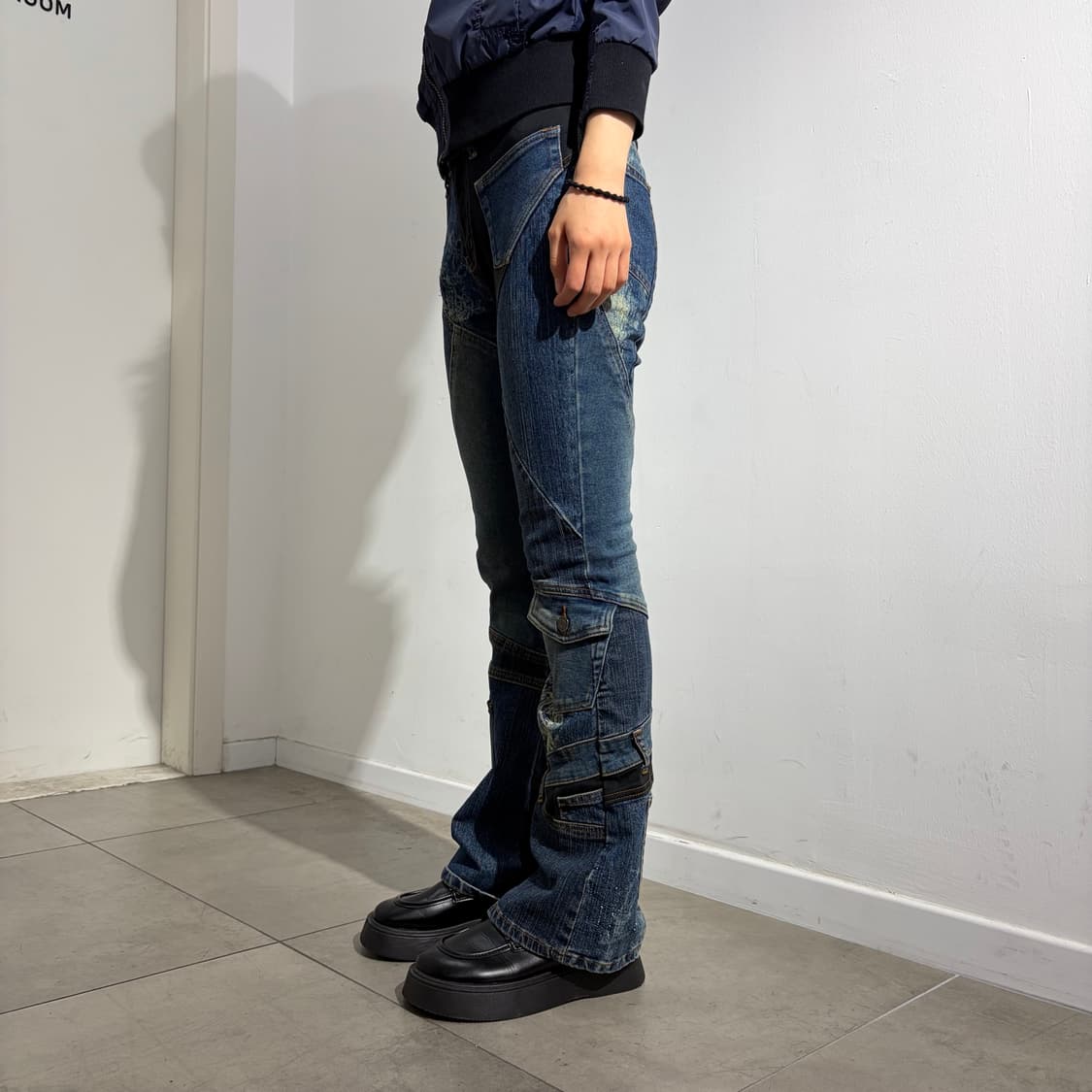 Haphazard Jeans 오리엔탈 부츠컷 데님 팬츠 바지 상품이미지3