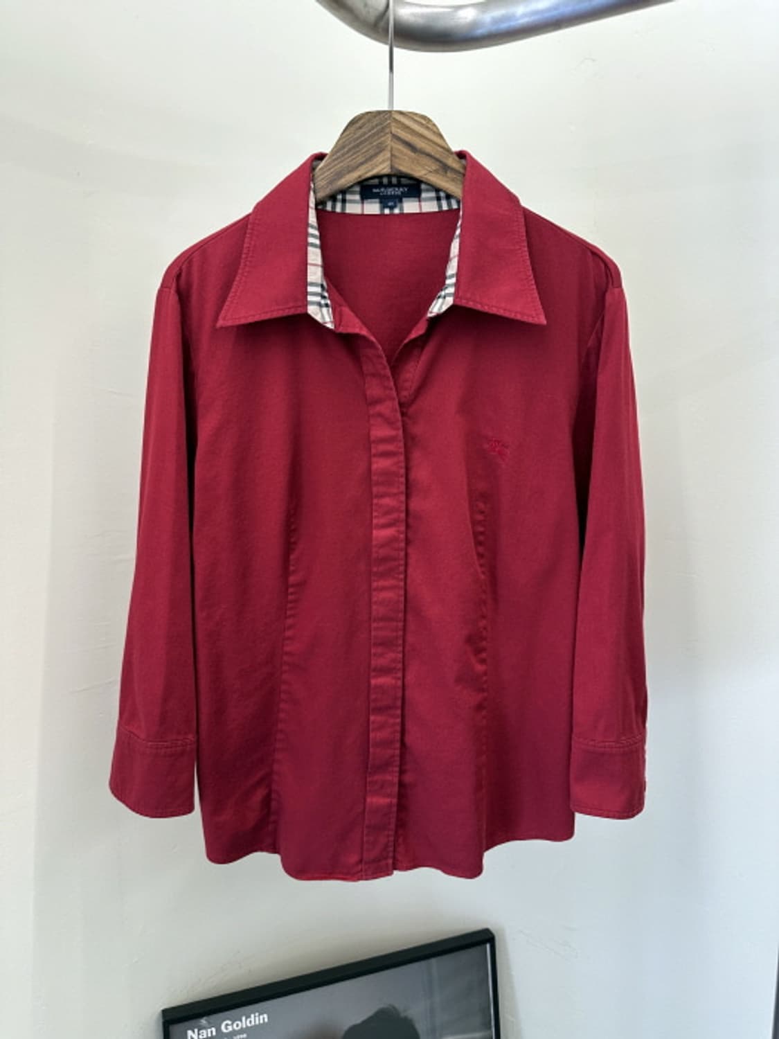 Burberry 슬림 셔츠 (L) 상품이미지1