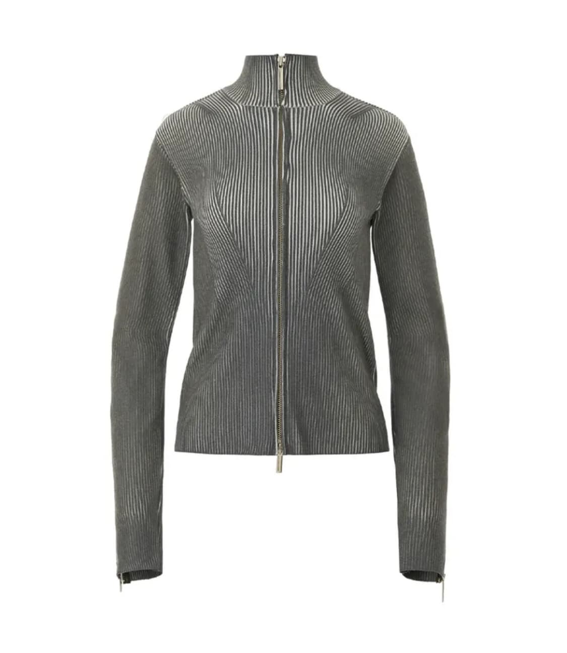 나체 니트 집업 SMUDGE KNIT ZIP-UP  상품이미지4