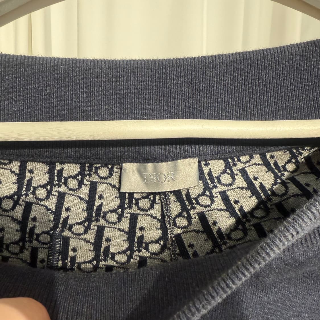 (M) 디올 오블리크 캐시미어 트레이닝 팬츠  상품이미지4