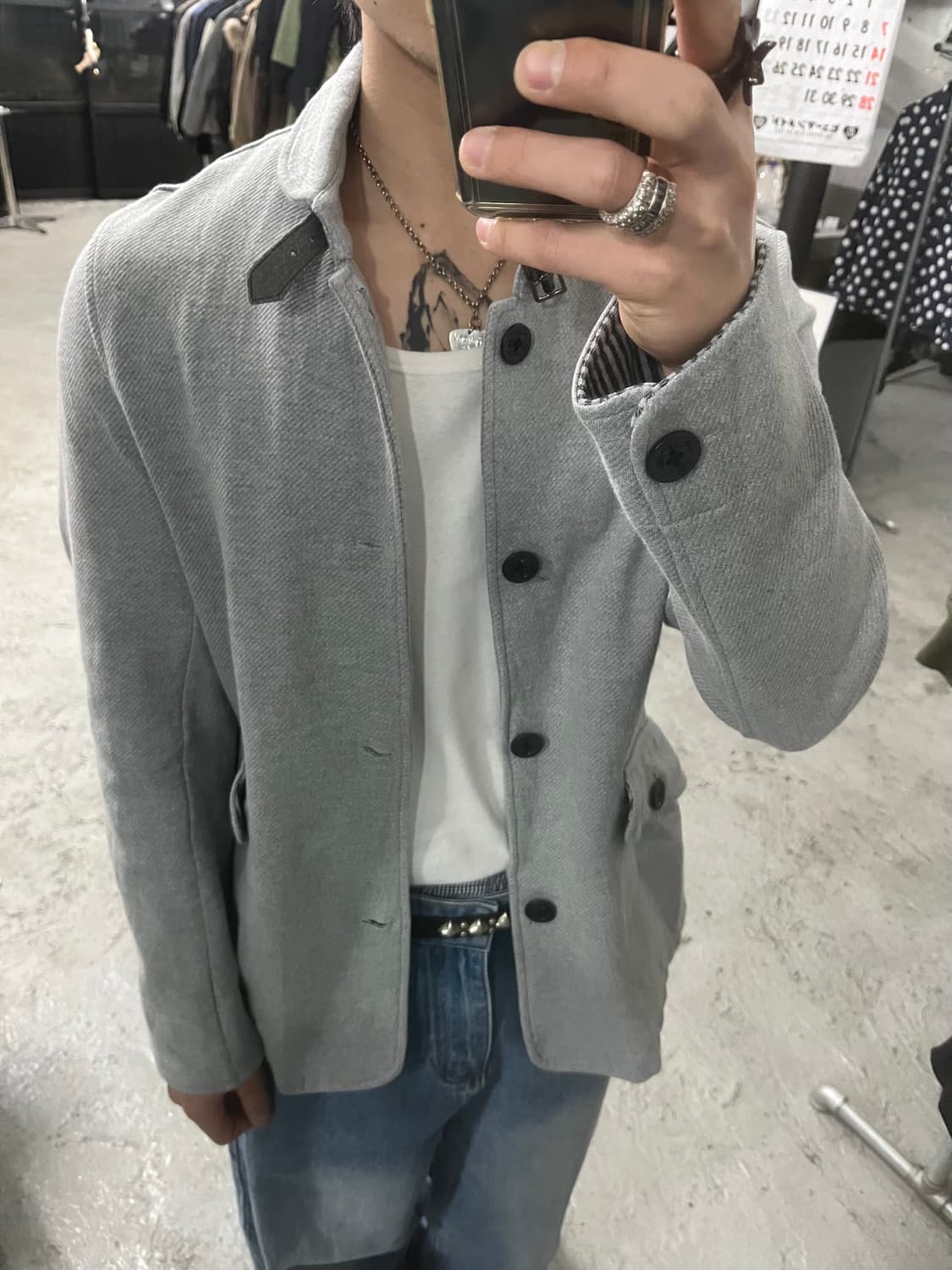 vtg buckle detail cardigan 상품이미지1