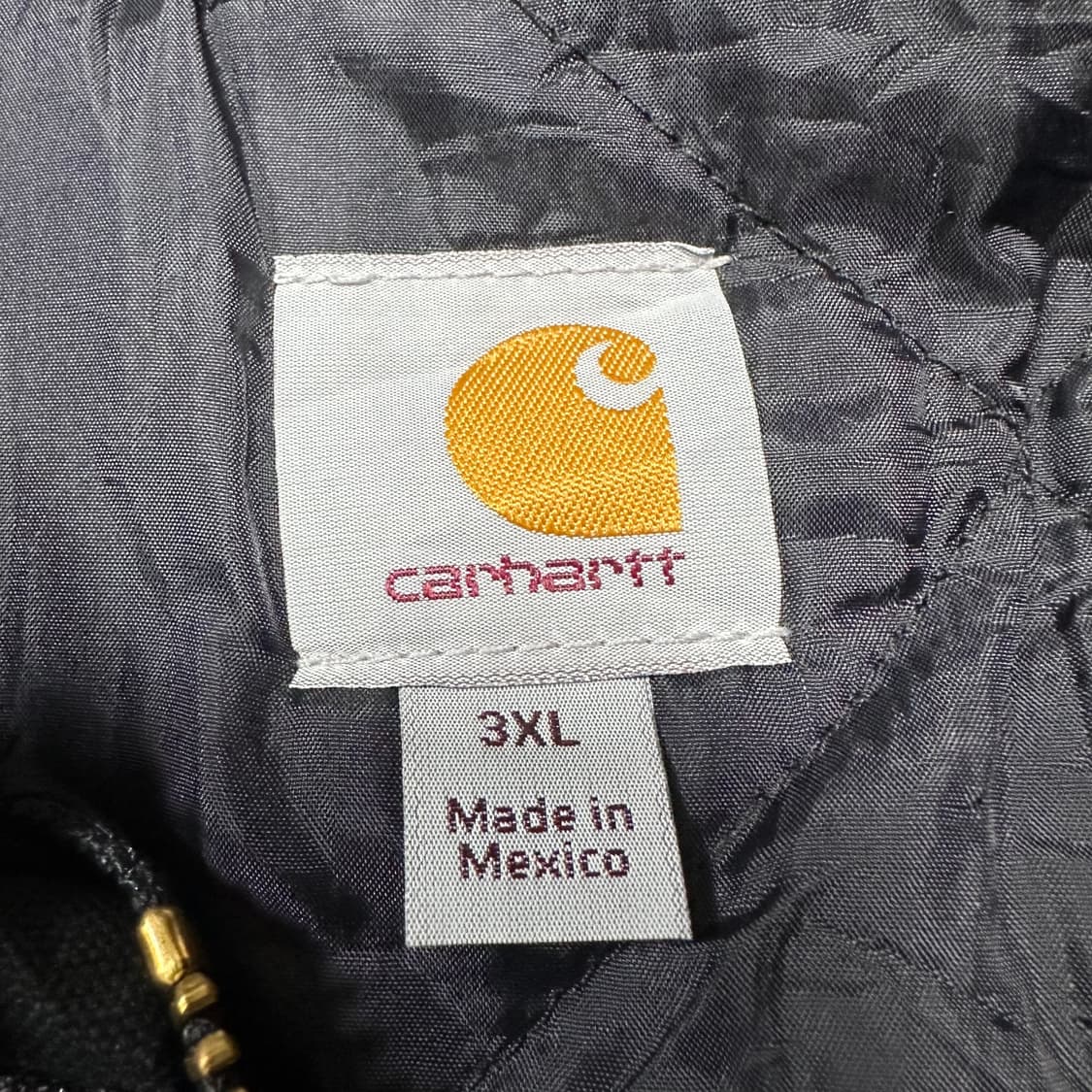 ✨ (바배) 칼하트 C003 블랙 초어 워크 자켓 (퀼트 안감) 상품이미지4