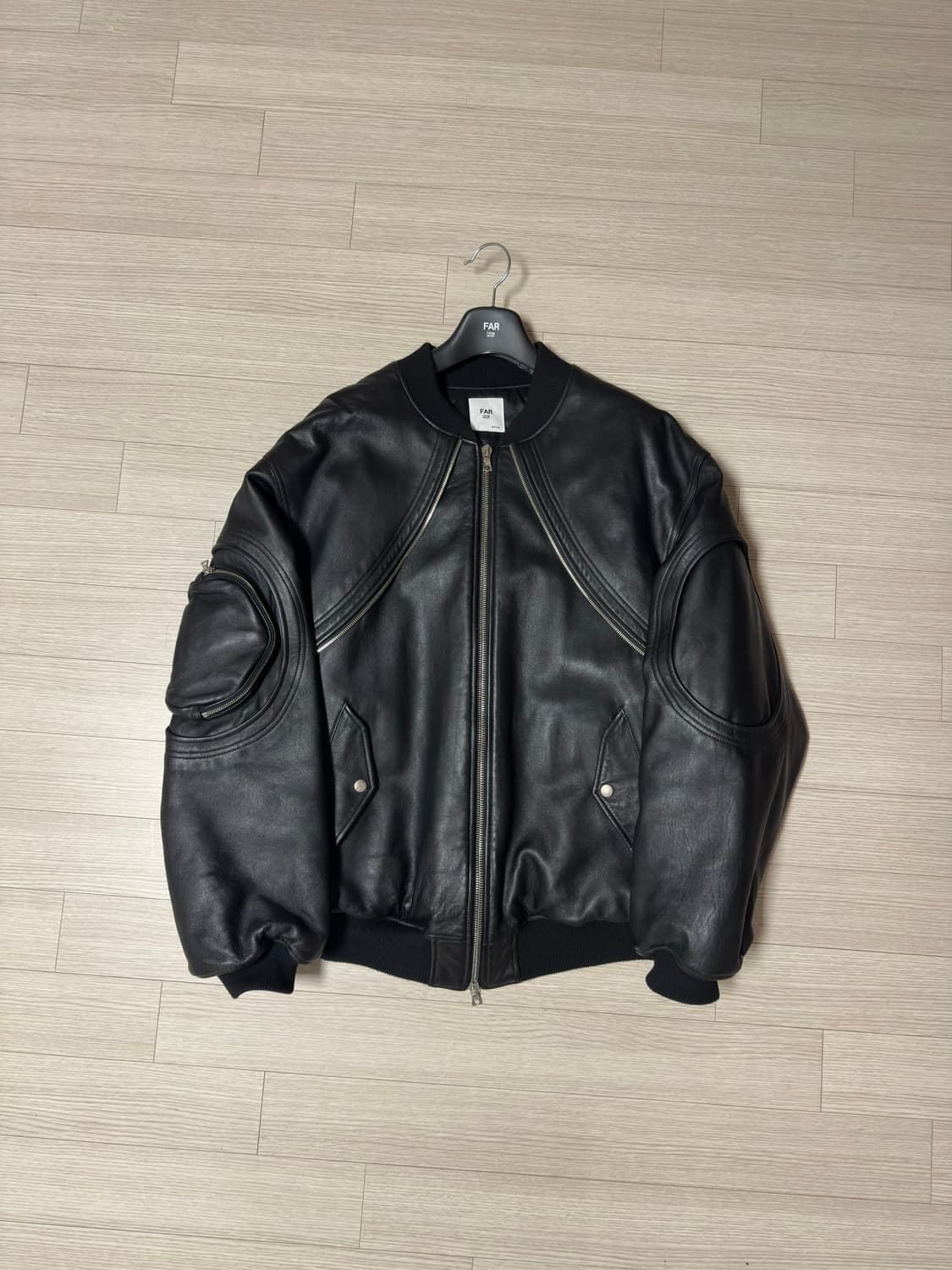 파아카이브 레더 봄버 상품이미지1