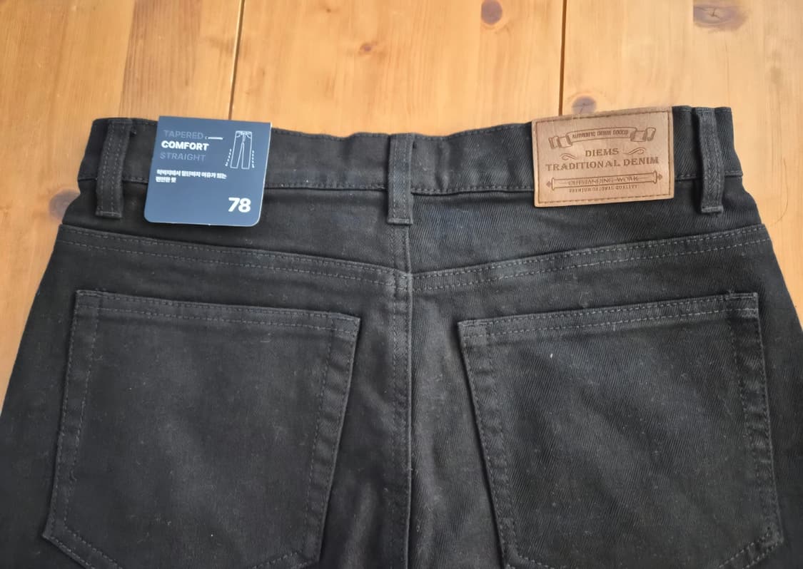 DIEMS 슈퍼 스트레치 블랙진 78 새상품 상품이미지3