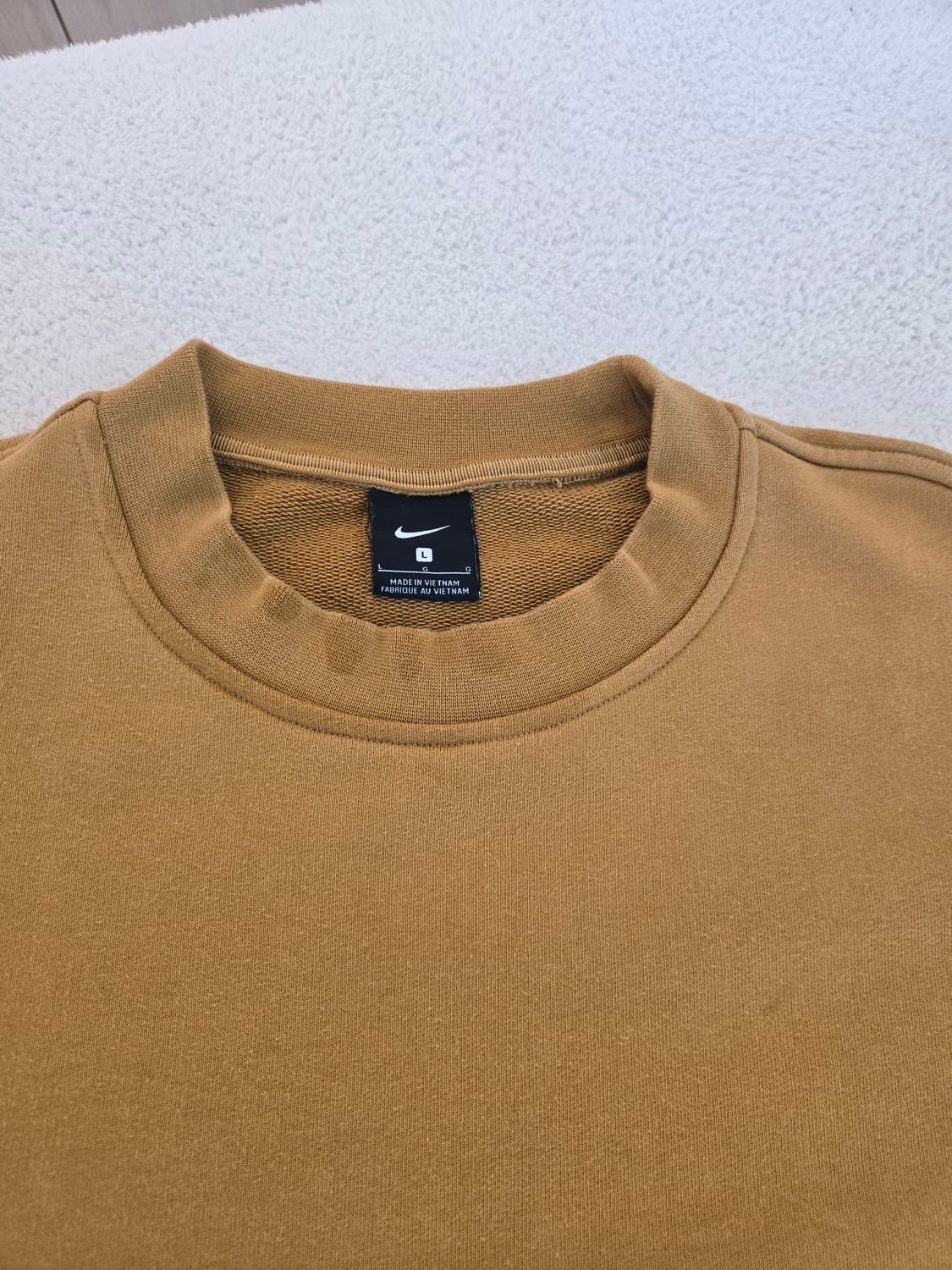 나이키 브라운 핑크포켓 박스 맨투맨 티셔츠 L 상품이미지5