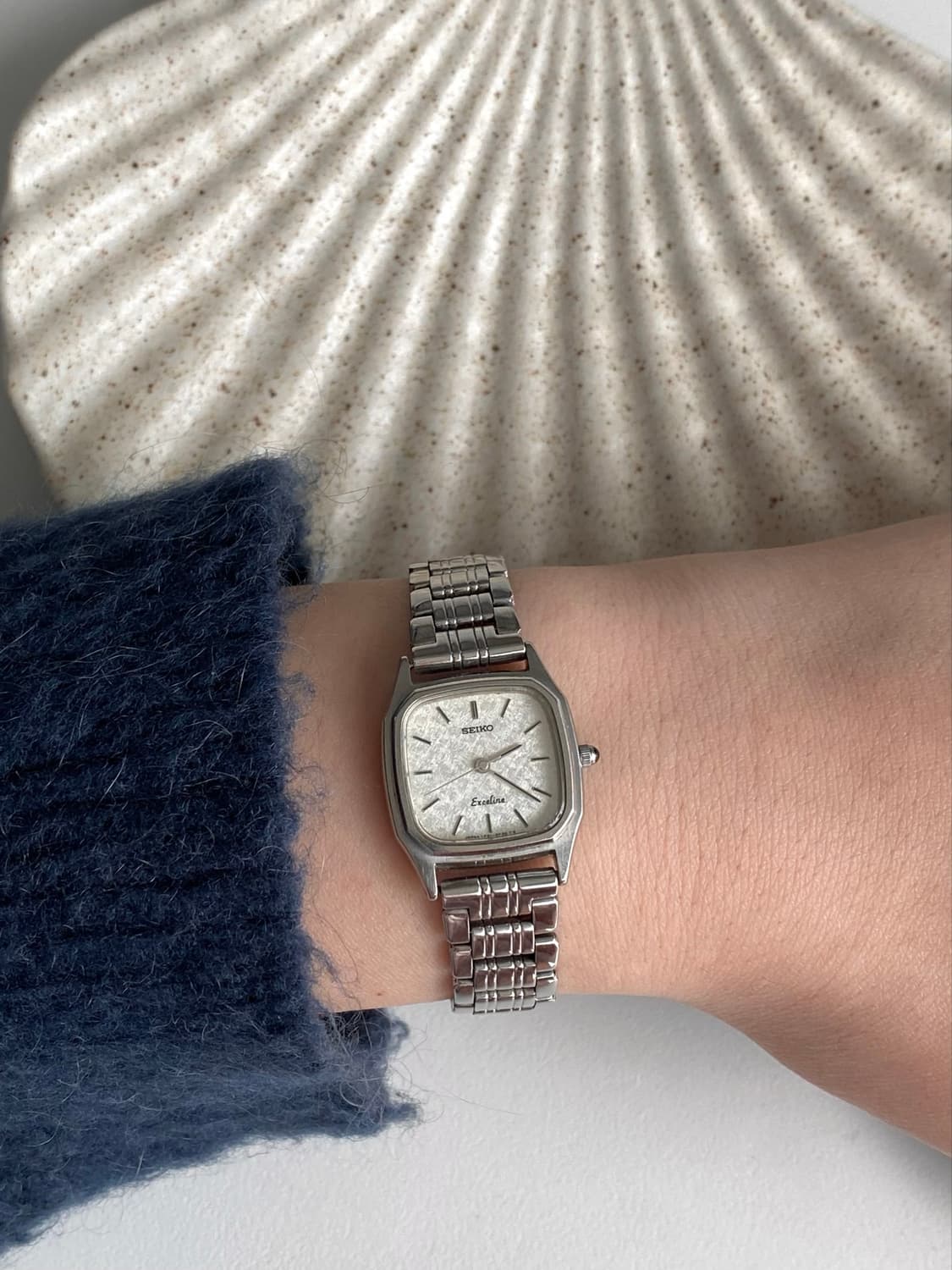 Seiko 세이코 exceline 엑셀린 스노우 스퀘어 쿼츠 상품이미지7