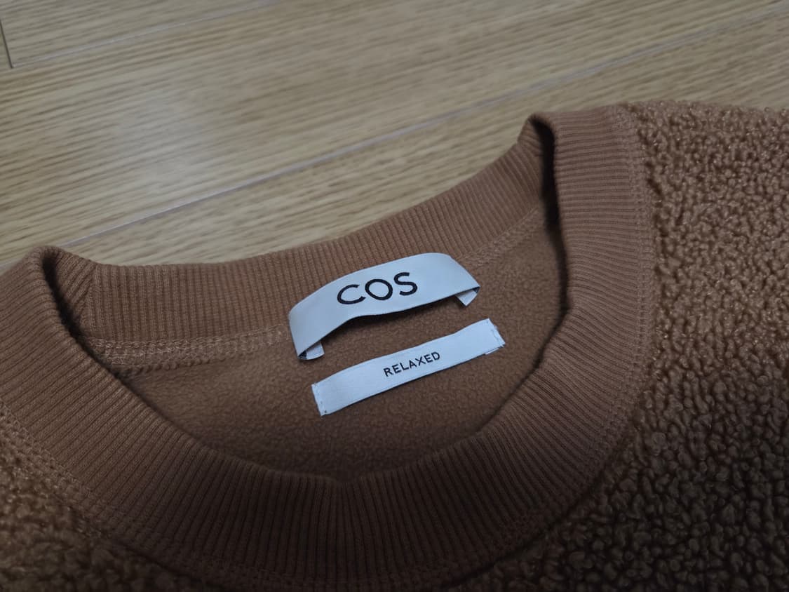 COS 릴렉스핏 테디 부클 맨투맨  상품이미지3