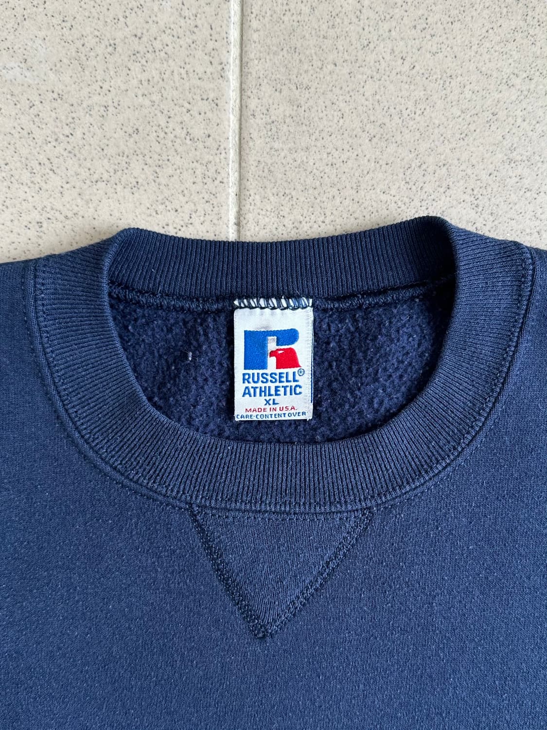 90s 빈티지 러셀 스웻셔츠 네이비 XL USA 상품이미지6