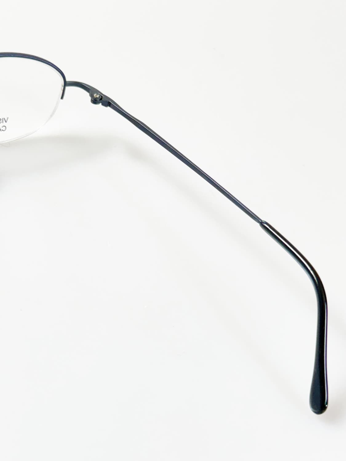 다크 네이비 반무테 스퀘어 프레임 빈티지 안경 상품이미지6