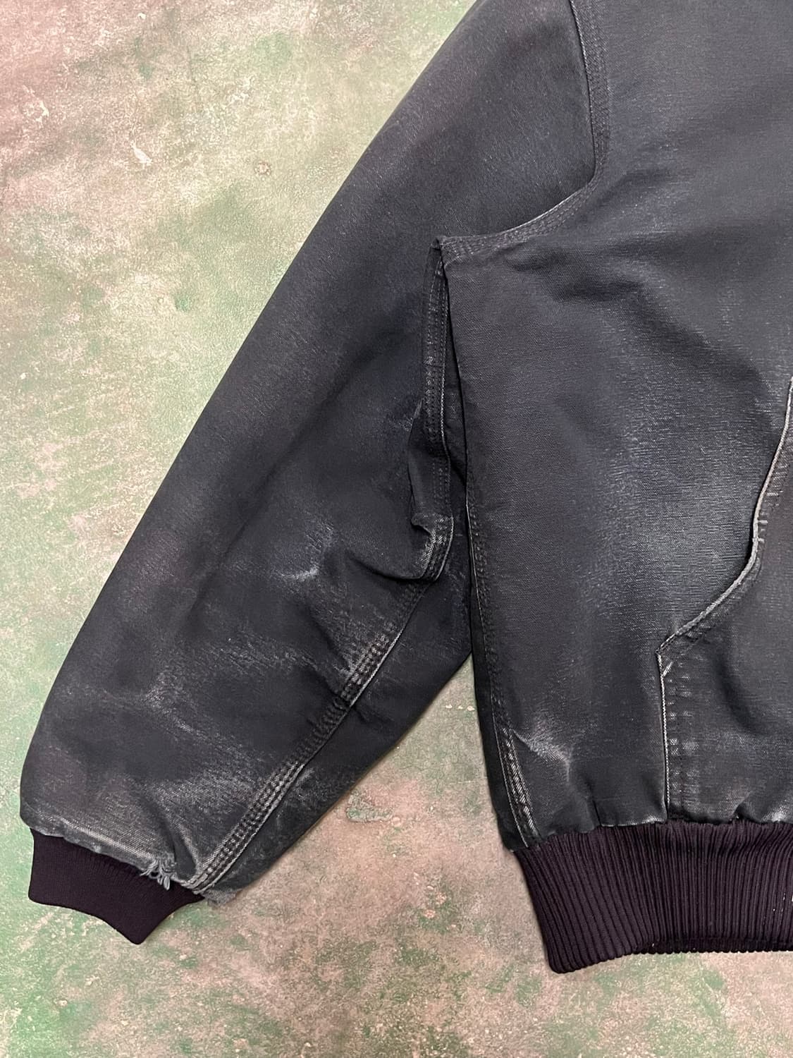 00's [L] 칼하트 J140 BLK 액티브 자켓 블랙 후드 워크자켓 상품이미지7