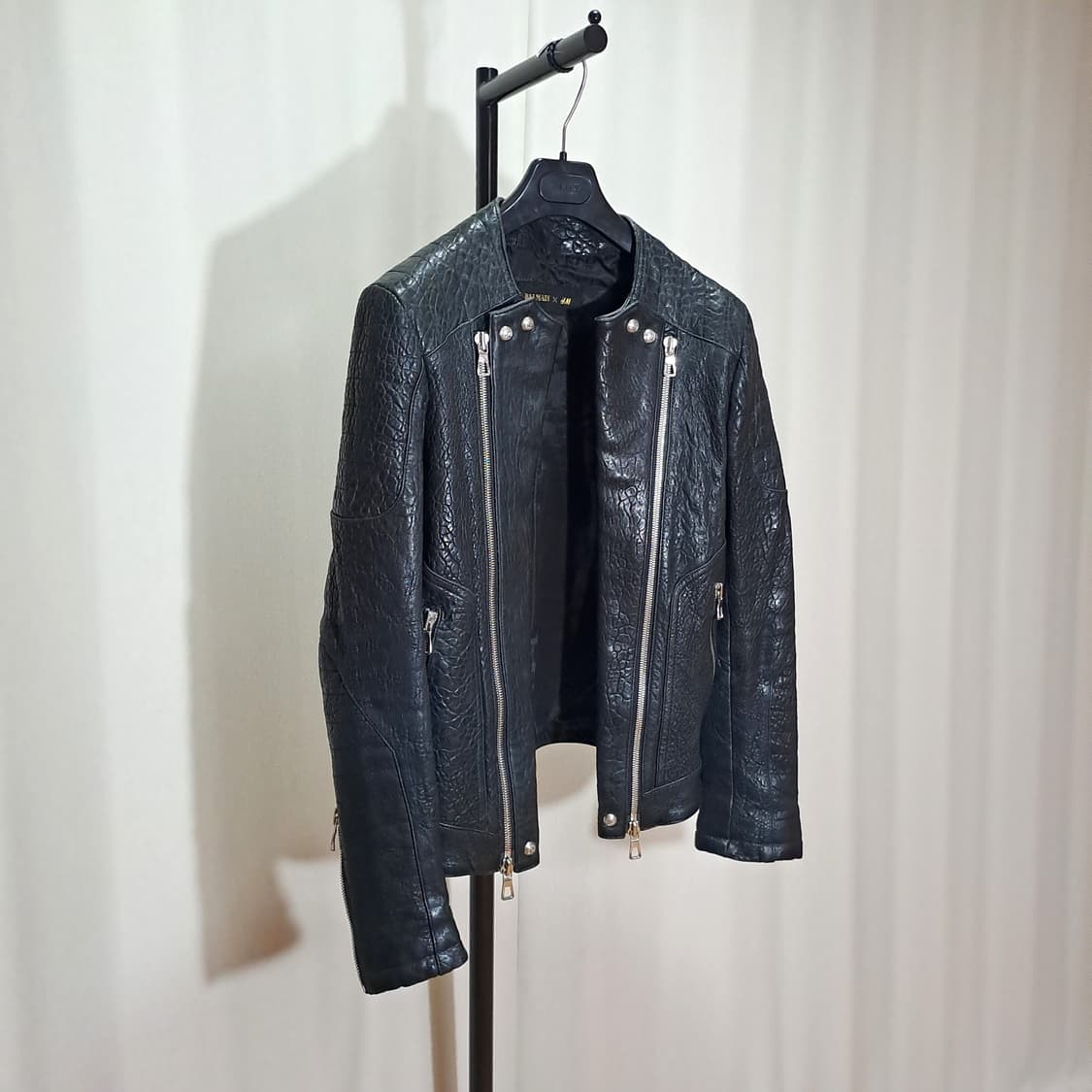 (택포) BALMAIN H&M 가죽자켓 42 B71 상품이미지3