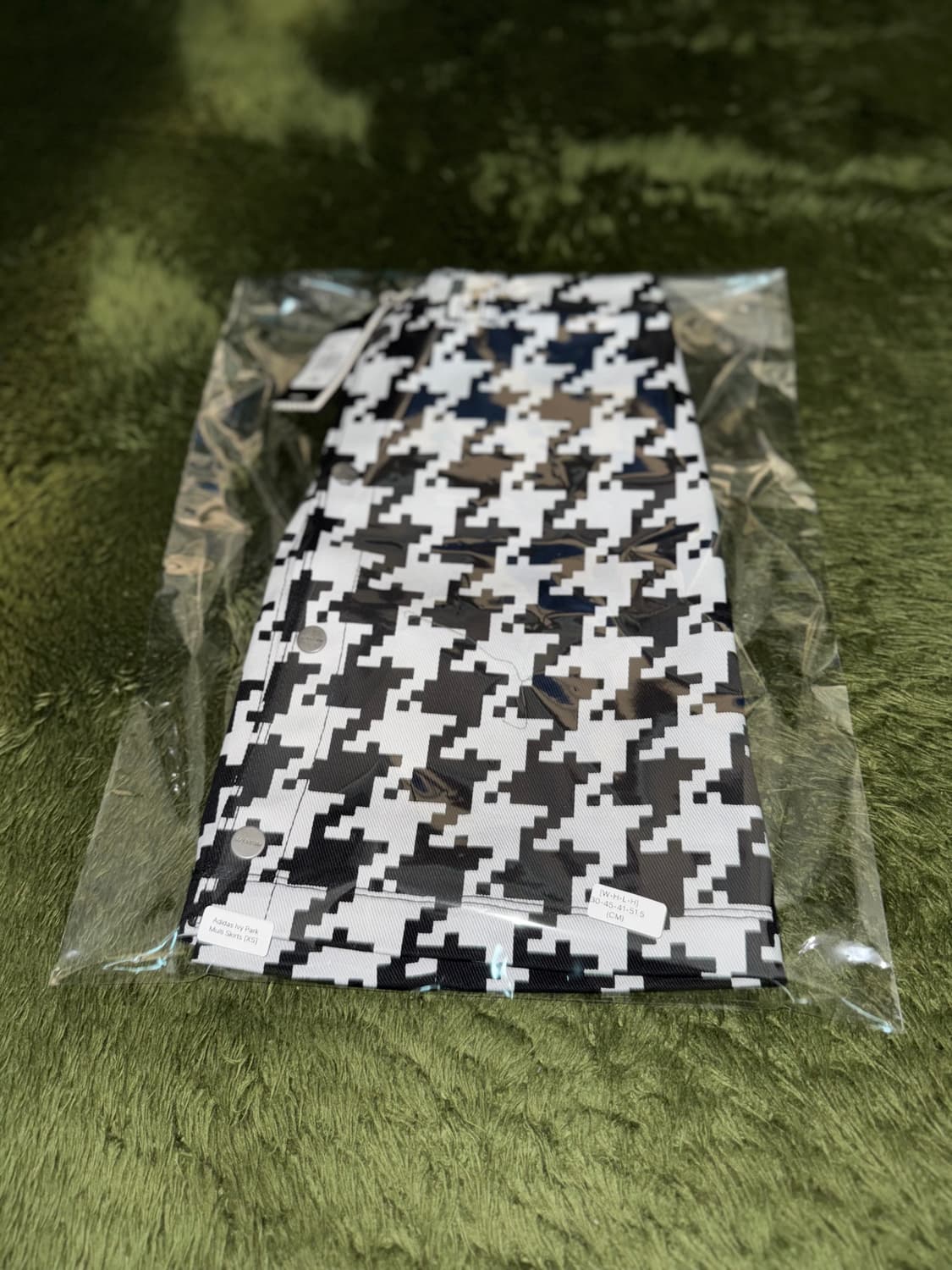 [XS] 아디다스 X IVY PARK 하운드투스 체크 스커트 상품이미지10