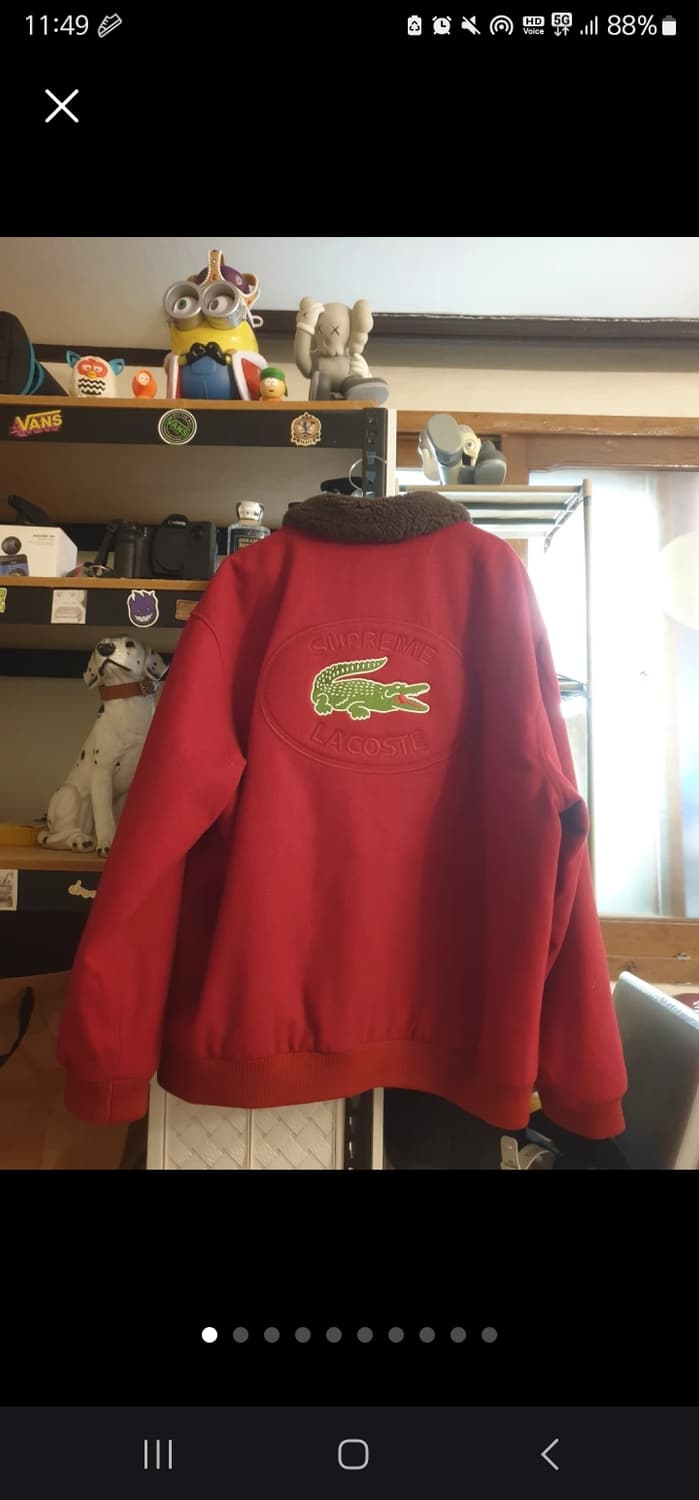 XL Supreme 슈프림 라코스테 정품 모직자켓 봄 가을 나이키 노스 상품이미지1