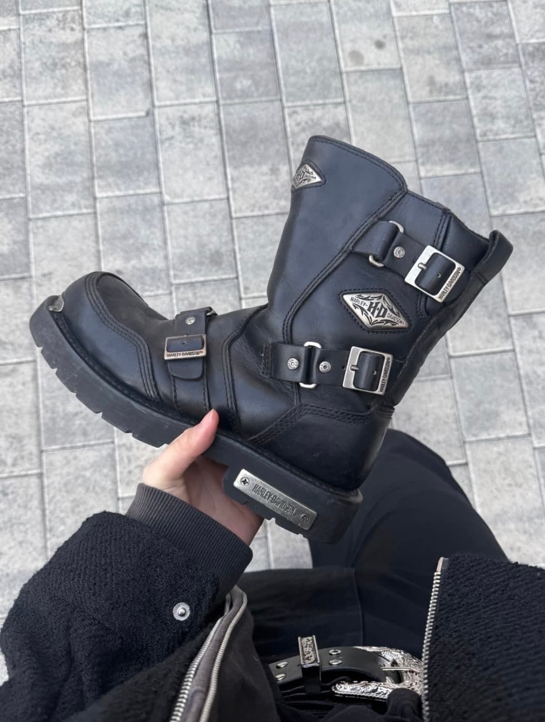 할리데이비슨 버클 스트랩 부츠 상품이미지1