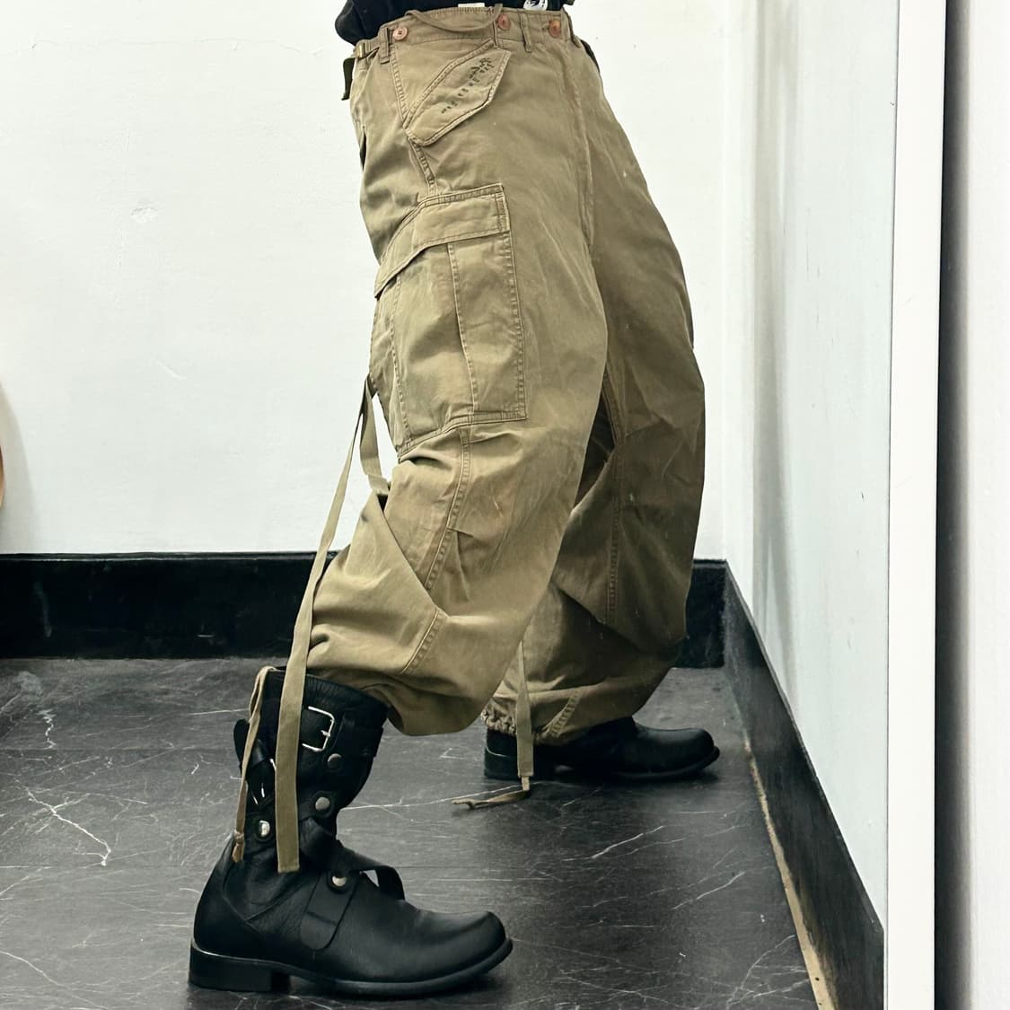후부 와이드 카고 팬츠 상품이미지1