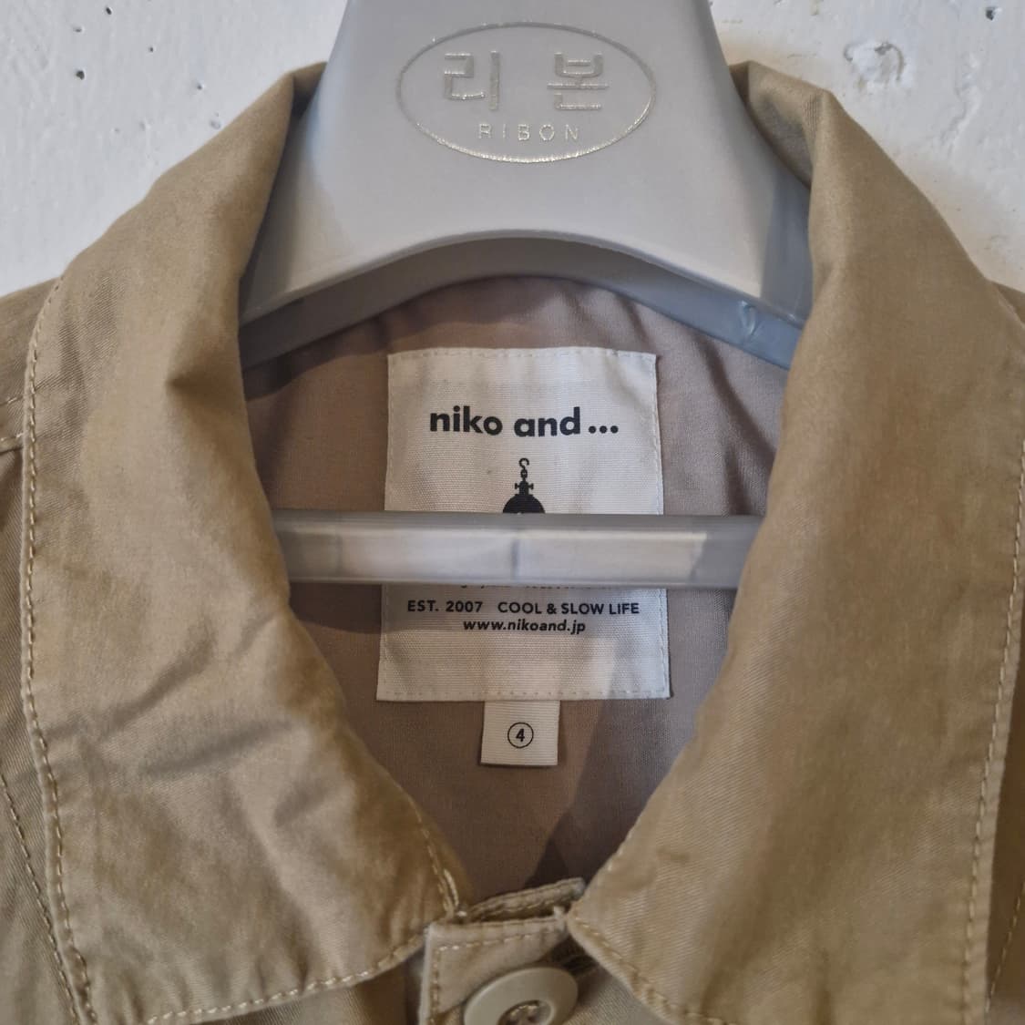 니코앤드 포켓 박시핏 세미크롭 셔츠 F 상품이미지2